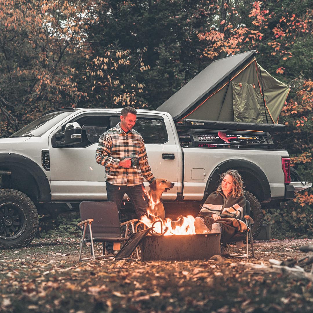 Realtruck Gorack/Overland Truck Rack | Fits 2019-2024 Ram 1500, 5.7' Bed - Black | 9550101