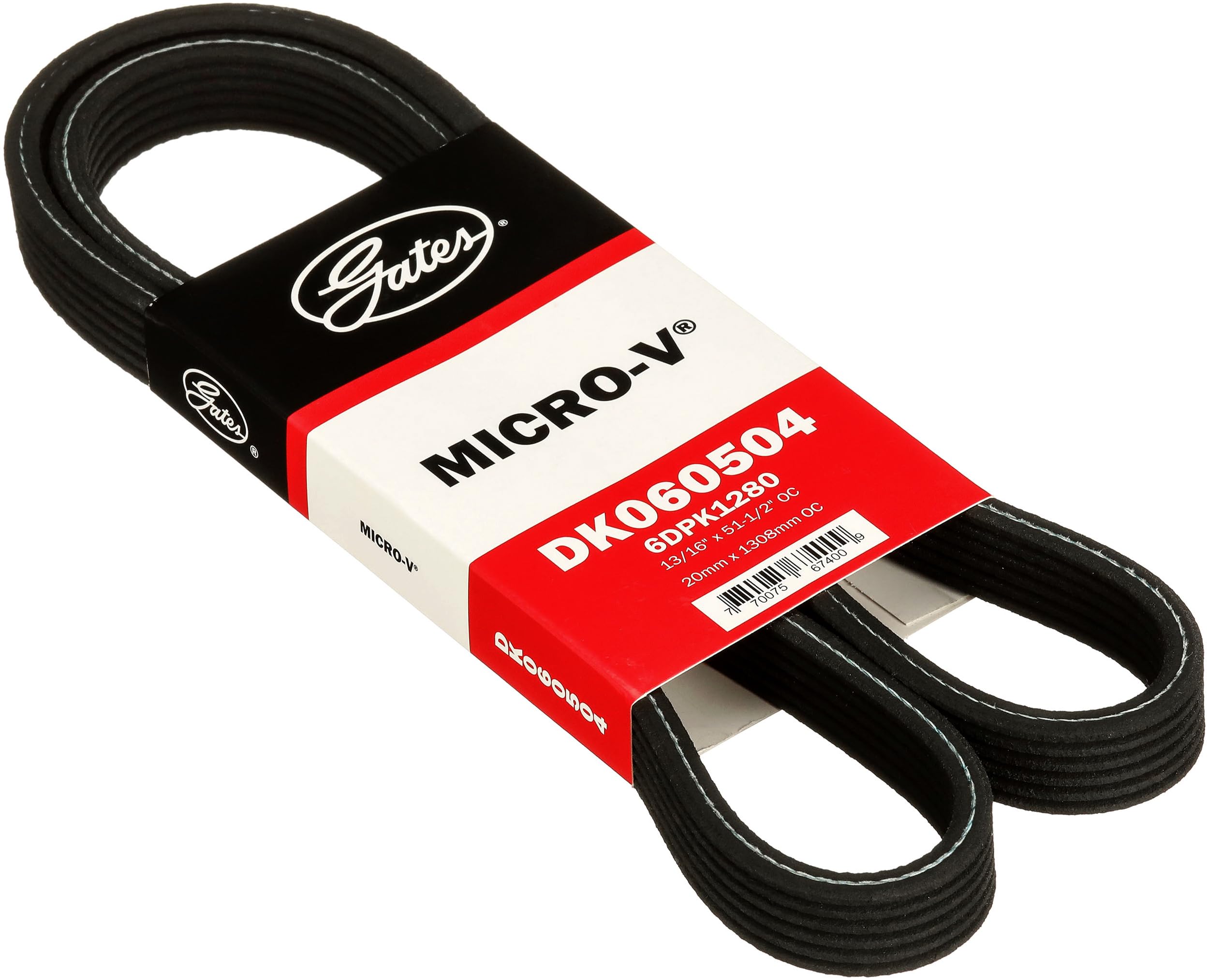 Gates Genuine DK060504 Micro-V Dual-Sided Serpentine Drive Belt