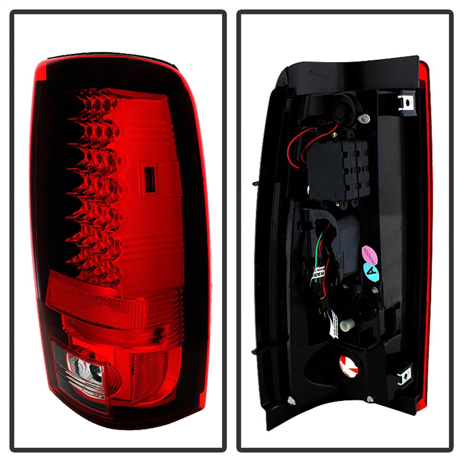 Spyder Auto 5001740 Led Tail Lights Red/Clear