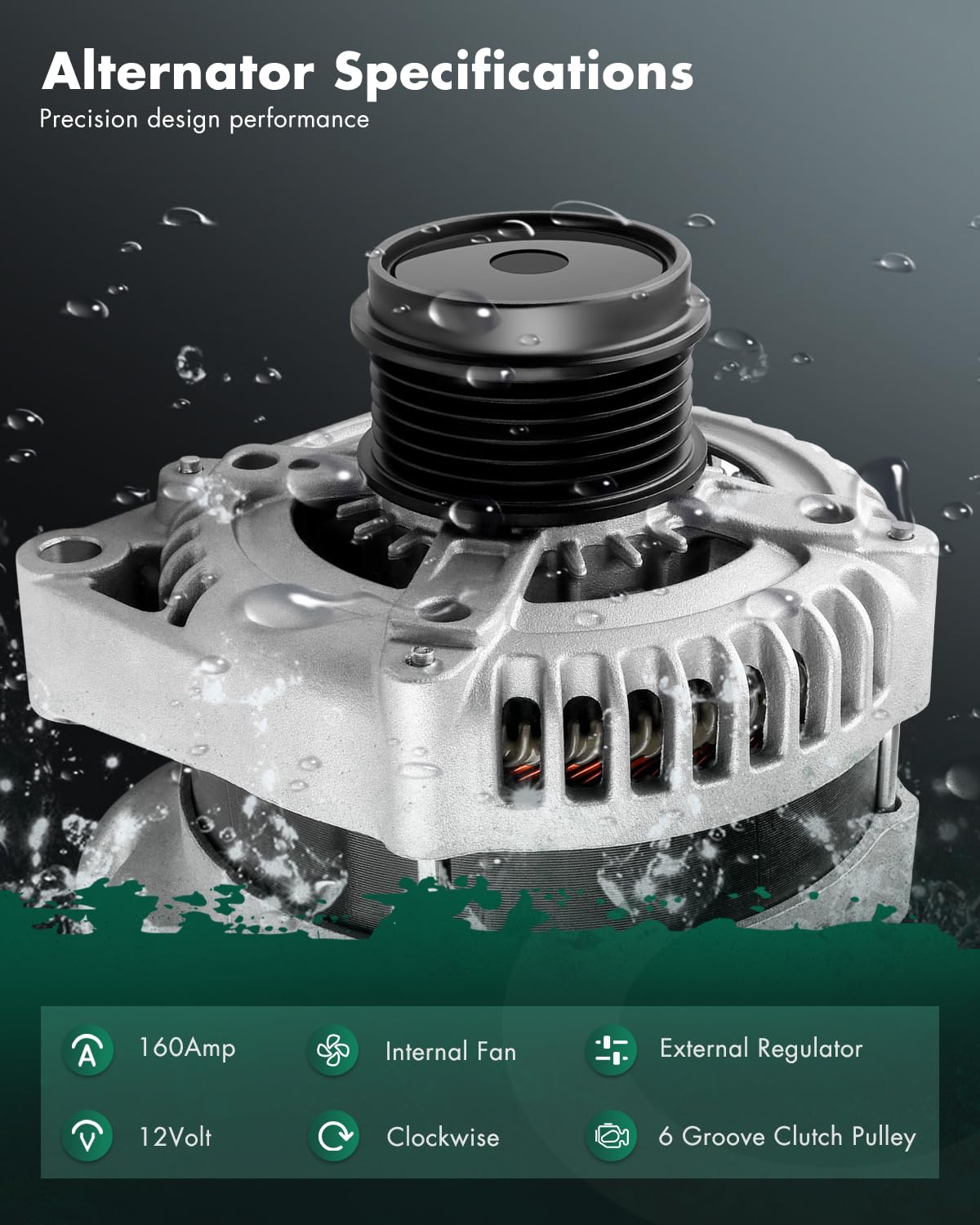 SCITOO Alternators 13870R Fit for Chrysler for Town & Country Alternator for Chrysler for Voyager Alternator, for Dodge for Gran