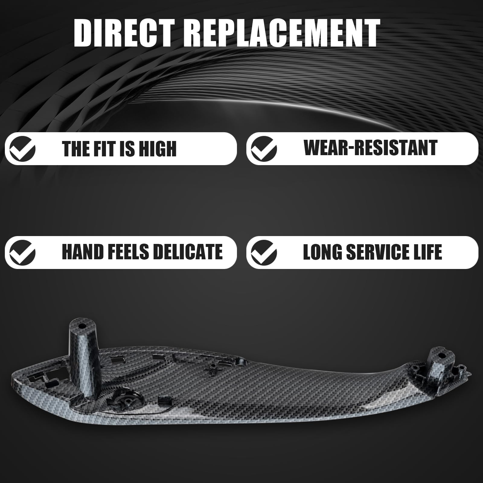 Weileite Front Right Passenger Side Interior Inner Inside Door Pull Handle Grab Fit Bmw 320,328,330,335,M3 F30/F31/F34/F80 2012-