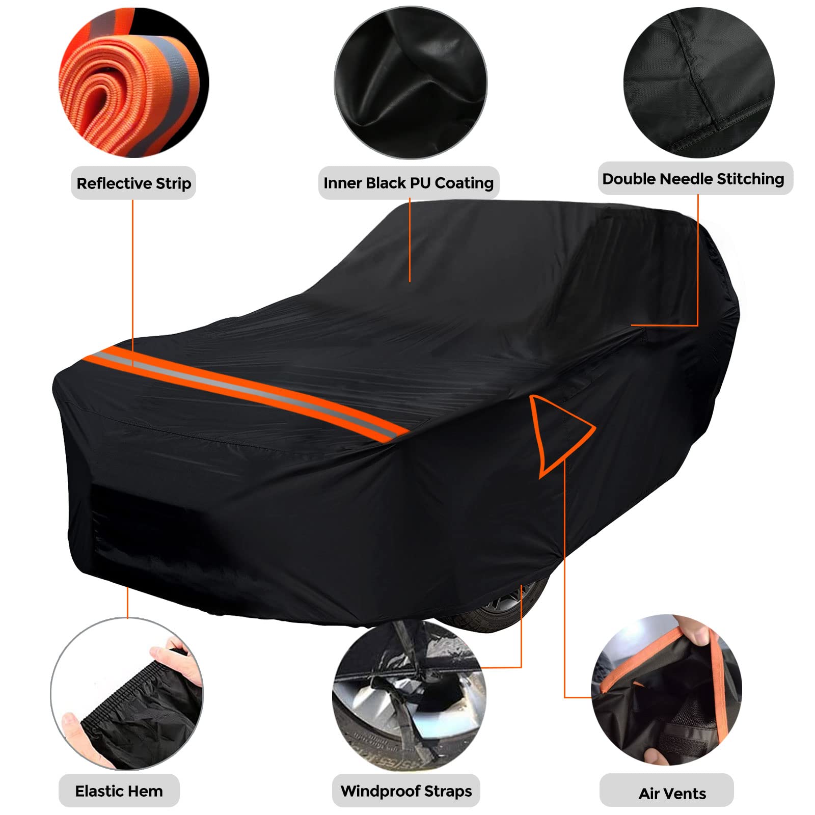 Waterproof Go Kart Cover Replace for 2015-2022 Polaris Slingshot Base/S/SL/SL LE/SLR/SL Icon Series/SLR Icon Series/R/R LE Model