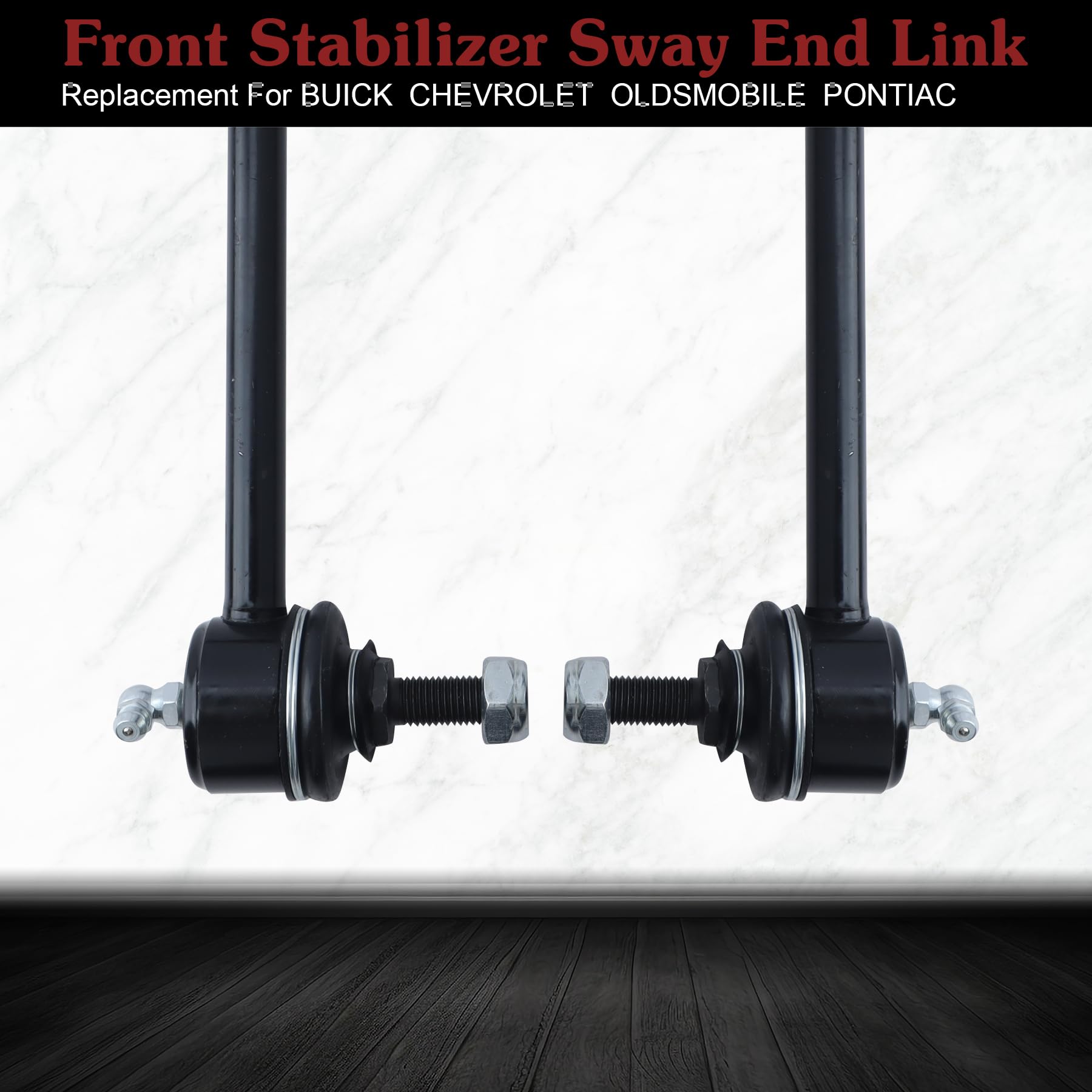 Stiueoav K6662 Sway Bar Link - Rear Stabilizer End Link Compatible With 2005-2009 Allure?1997-2005 Centiry?2005-2009 Lacrosse?19