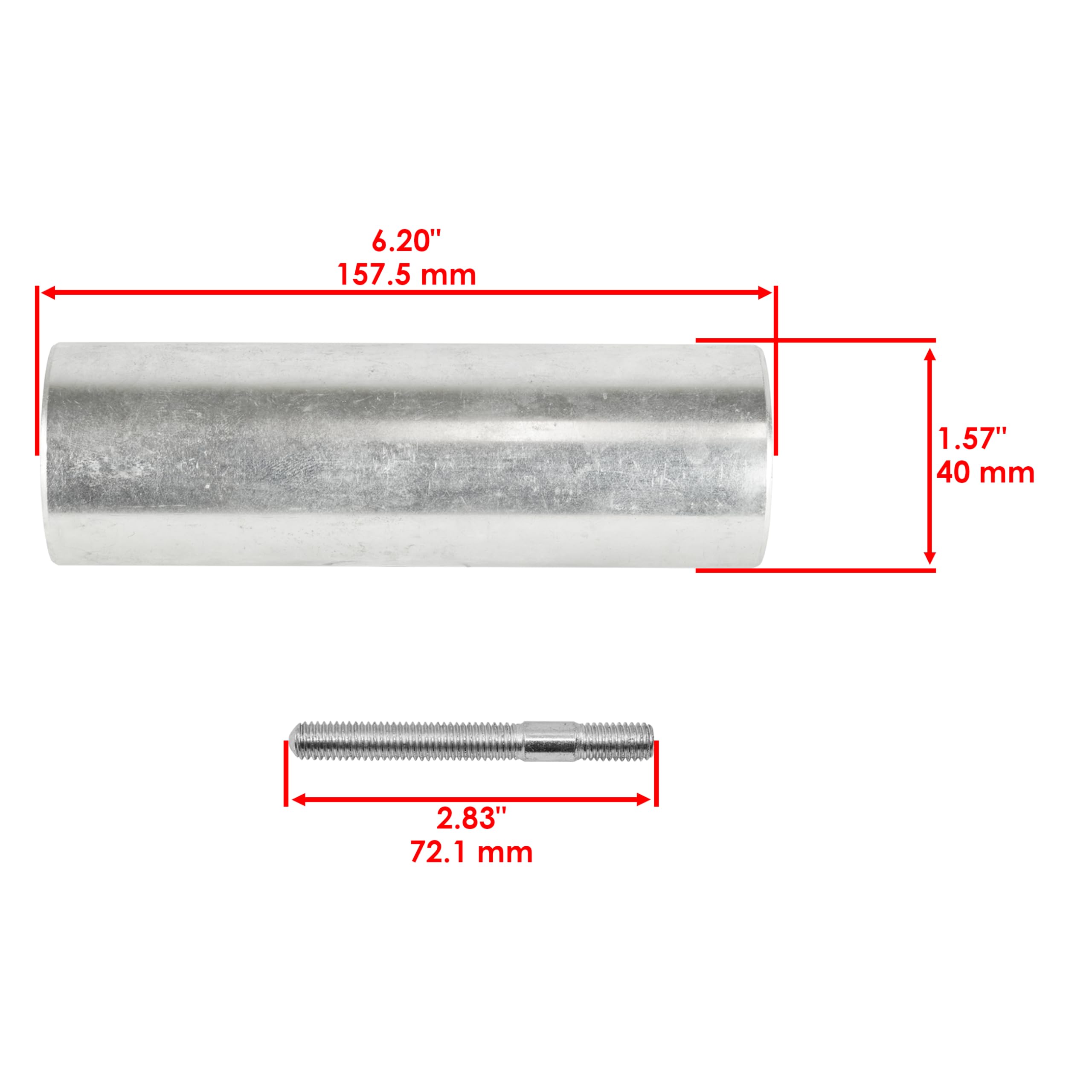 Caltric Rear Axle Bearings Seals Spacer And Bearing Carrier Kit Compatible With Suzuki Lt-Z400 Ltz400 Quadsport 2003/64715-07G00