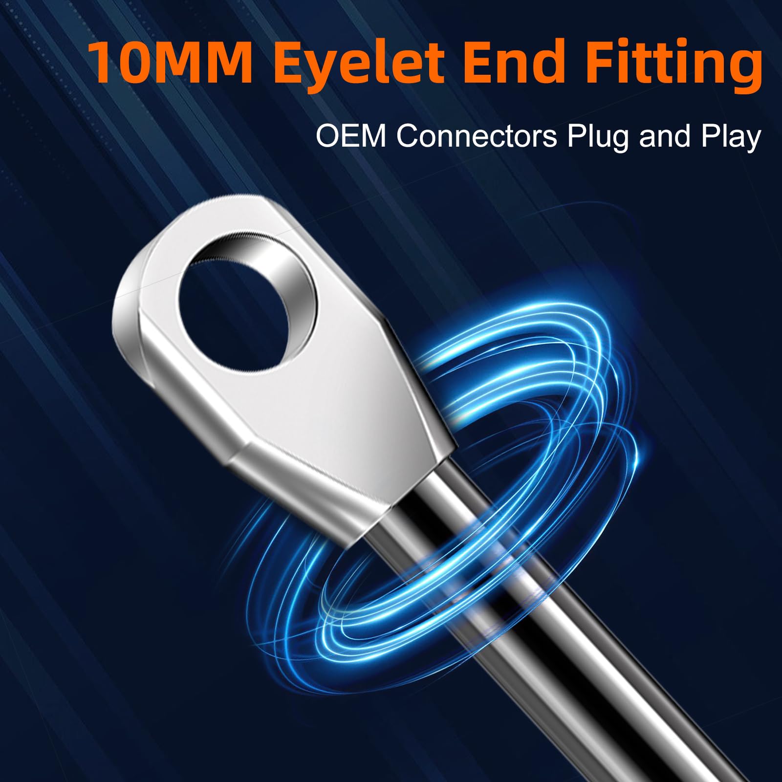 Euplokeer Qty (2) 24.3In 136Lb/605N Rv Awning Gas Shock Strut Lift Support Arm Compatible With 260282 C16-22528, 107316, 24934,