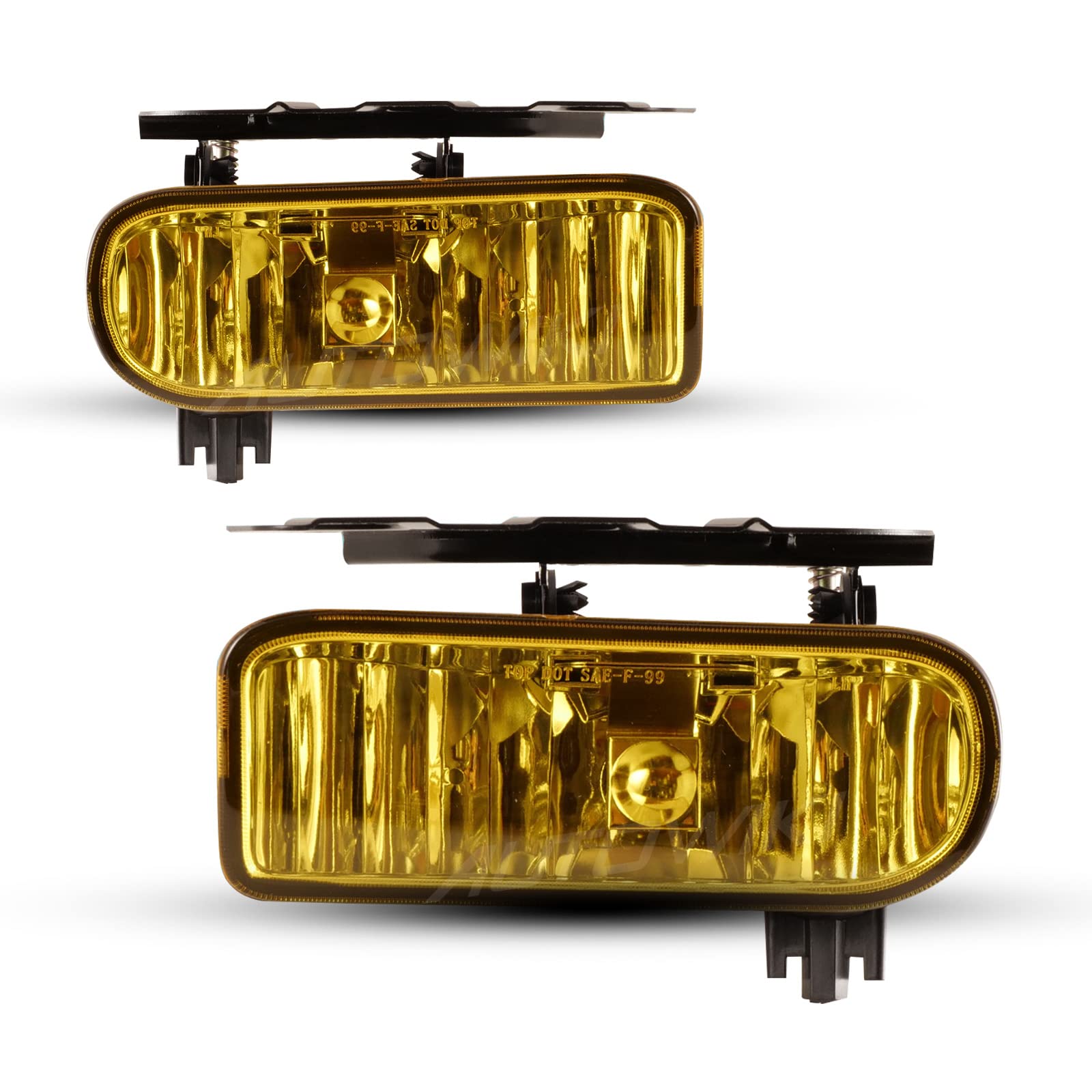 AUTOWIKI Fog Lights For 2002-2006 Cadillac Escalade, 2003-2005 Cadillac Escalade ESV OEM Replacement Fog Lamps 2PCS With Yellow 