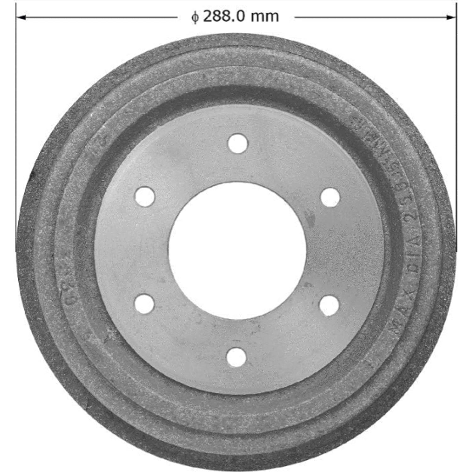 Bendix Premium Pdr0374 Brake Drum Compatible With Nissan 521 Pickup 1972-1969, 620 1979-1975, 620 Pickup 1974-1972, 720 1981-198