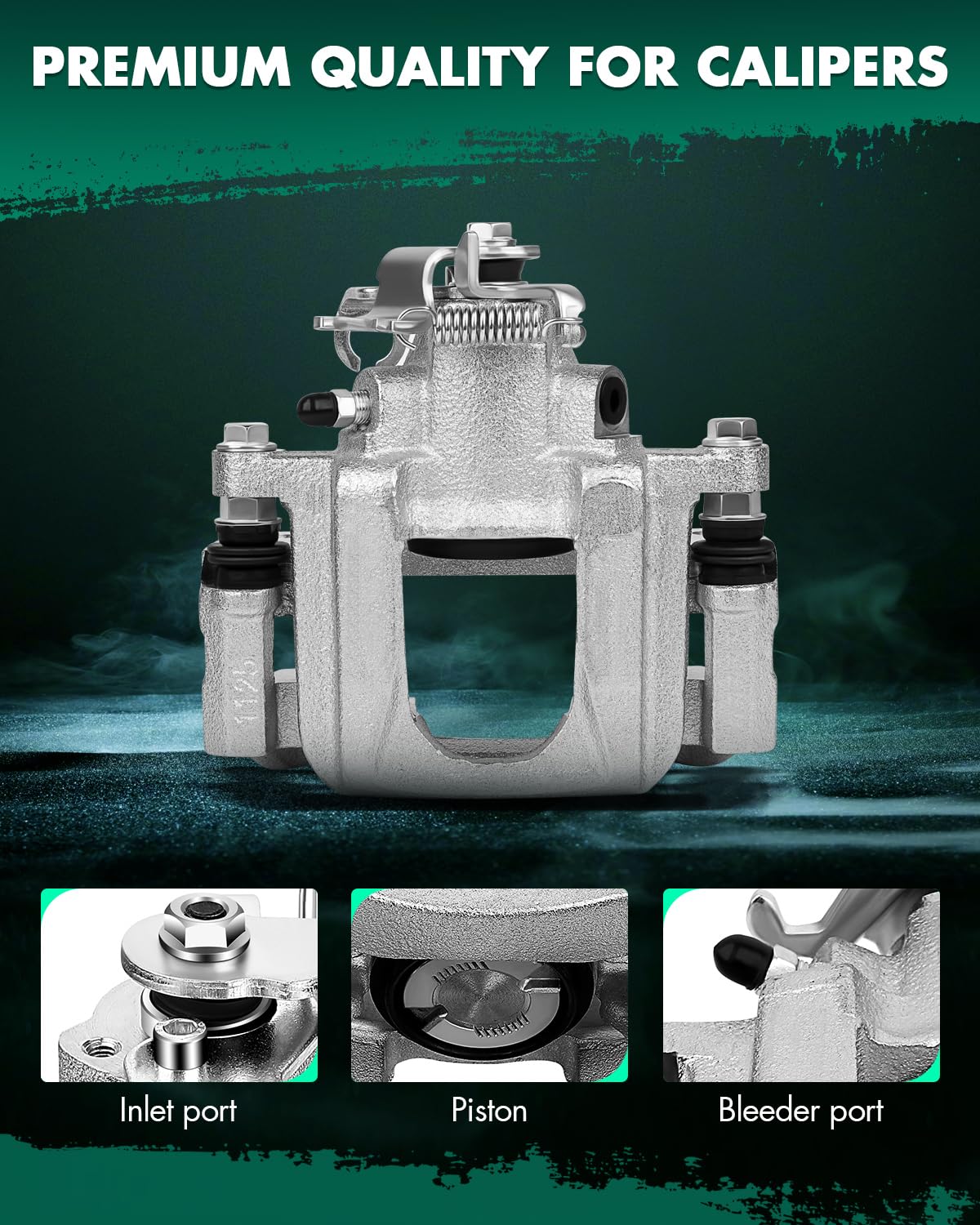 Scitoo Rear Left+Right Brake Calipers With Bracket 18B5081 18B5080 Compatible For Chrysler Town & Country 08-12 For Dodge Grand