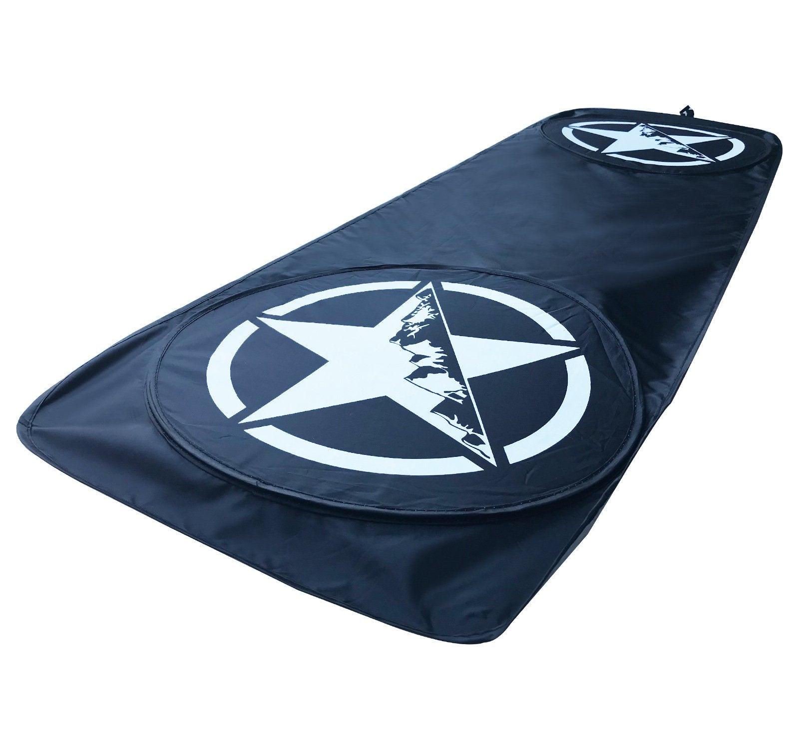 Wrangler Accessories Jl,Jt,Jk,Tj,Lj,Yj Windshield Sunshade, Fits Every Year Wrangler 1985-2022 Custom Fit , Heat Shield Sun Mat