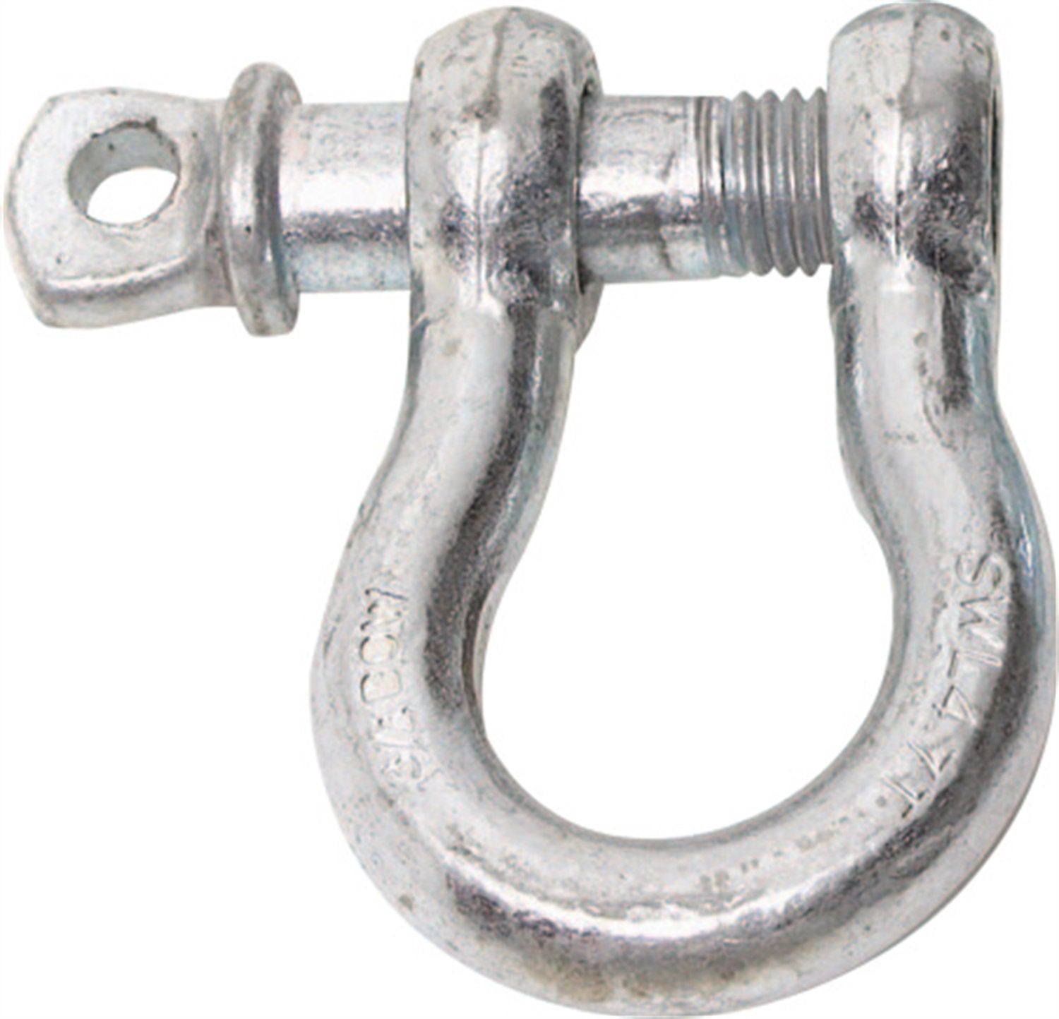 Smittybilt 13046 DRing Shackle 1/2 Threaded Pin 2.0 Ton Rating Zinc