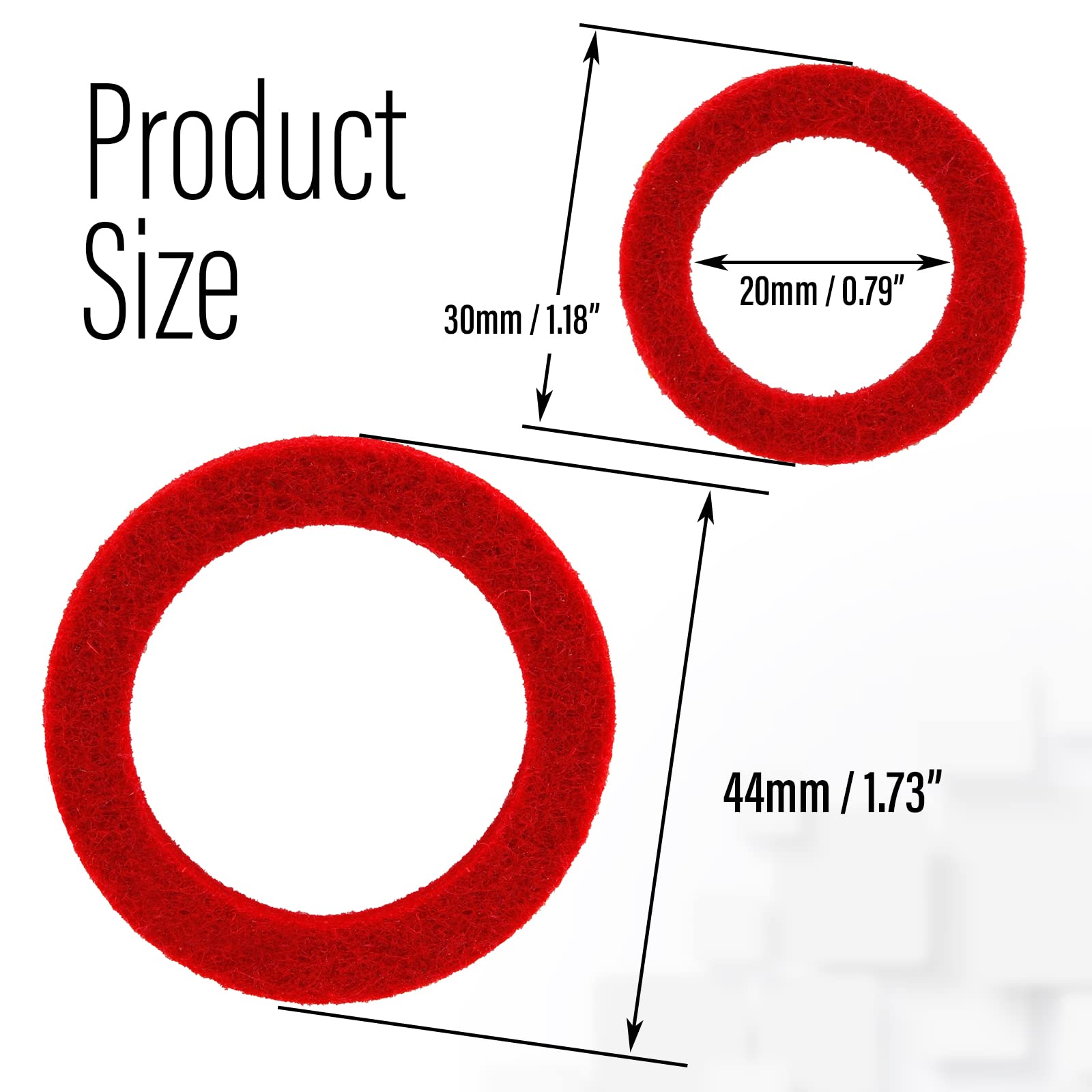 Bonsicoky 10 PCS Battery Terminal Anti Corrosion Washers Fiber, 5 Red & 5 Green Battery Terminal Protector