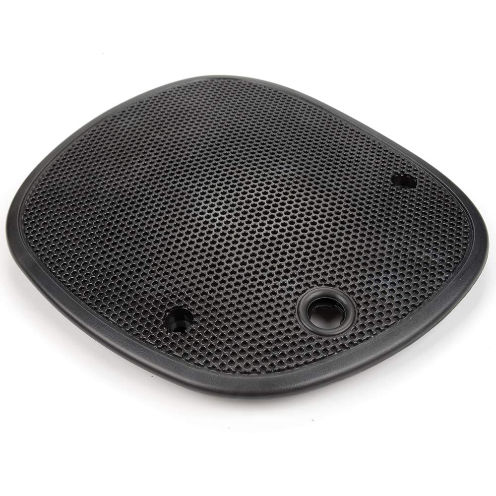 Pit66 Front Speaker Grill Cover Compatible With 98-05 Chevy Blazer/98-05 Gmc Jimmy Black Grille