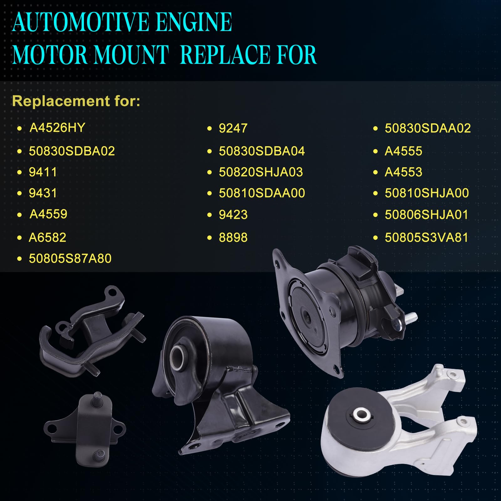 SHERXINBO Engine Motor Mount Compatible with 2005-2006 Odyssey EX Model 3.5L V6