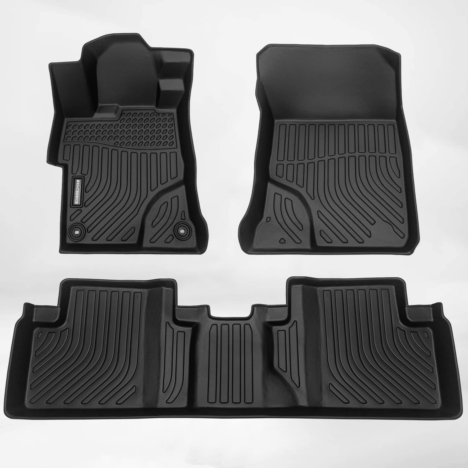 KELCSEECS Floor Mats Custom for Honda Civic & Civic Si 2012-2015 Only Sedan (Not Coupe) Car Mats All Weather Guard TPE Automotiv