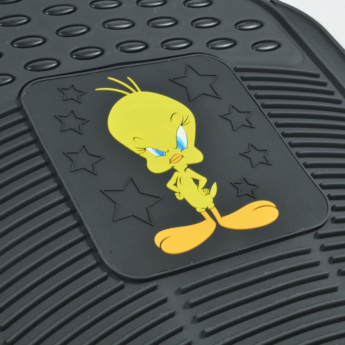 Bdk Tweety Bird Car Floor Mats, Officailly Licensed Warner Bros Looney Tunes, All Weather Interior Auto Protection, Heavy Duty R