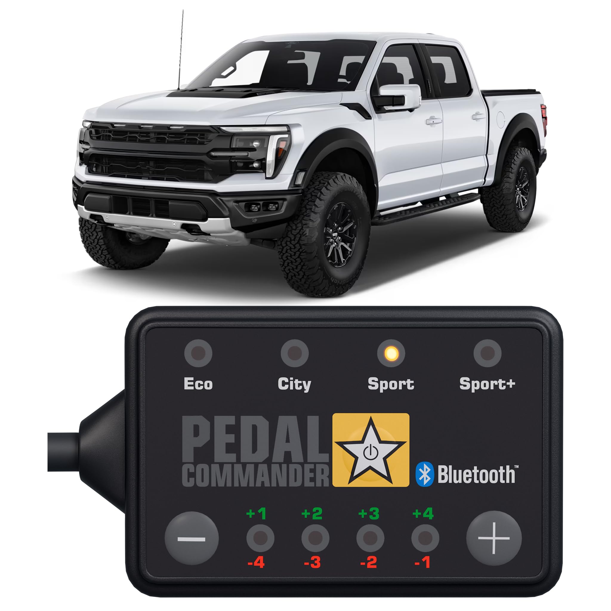 Pedal Commander For Ford F150 Raptor F-150 2011-2025 Throttle Response Controller Fits: Svt, 3.5L Ecoboost, 5.4L V8, 6.2L V8, Ra