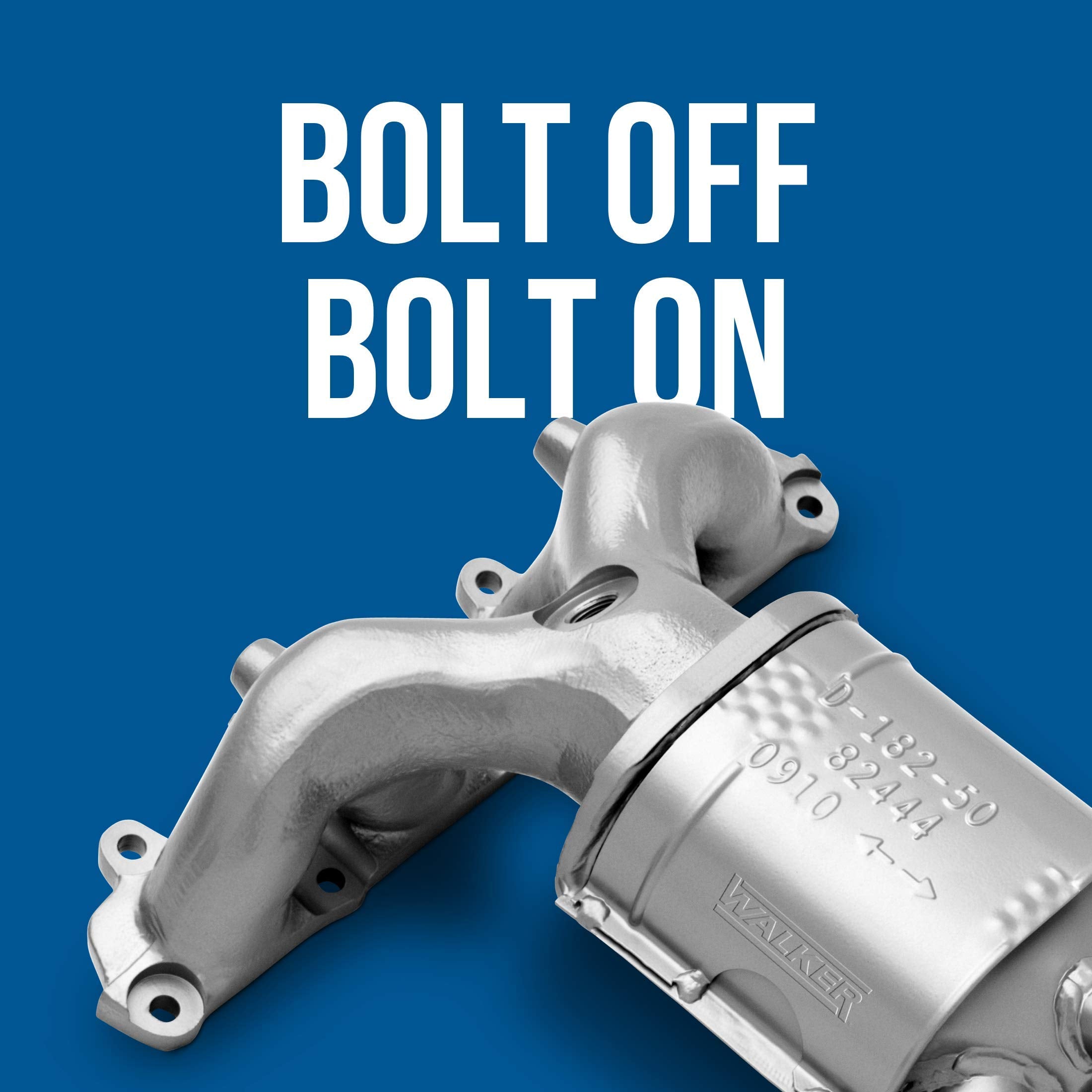 Walker Exhaust Standard EPA 15634 Direct Fit Catalytic Converter 2.25 Outlet (Outside)