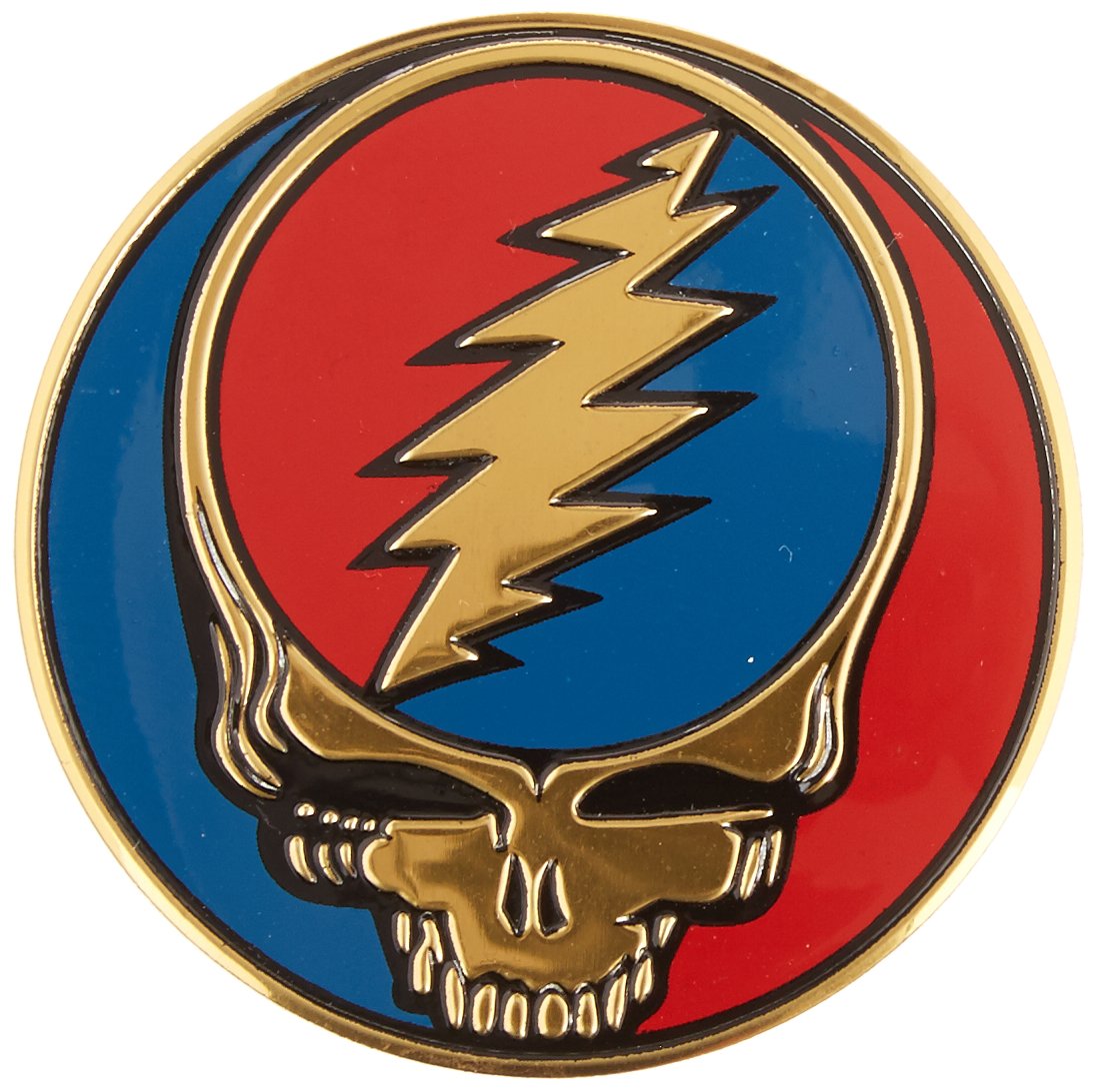 C&D Visionary Grateful Dead  SYF Metal Sticker Medium Size 1 5/8