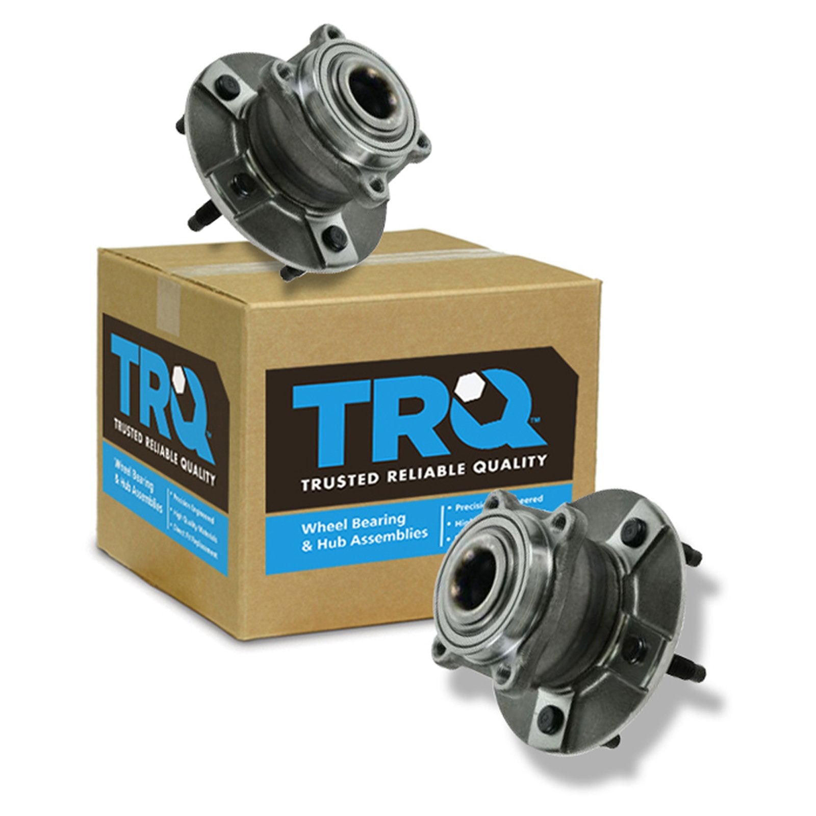 Trq Rear Wheel Hub Bearings Assembly Set Compatible With 2005 Chevrolet Equinox 2006 Pontiac Torrent 2002-2007 Saturn Vue