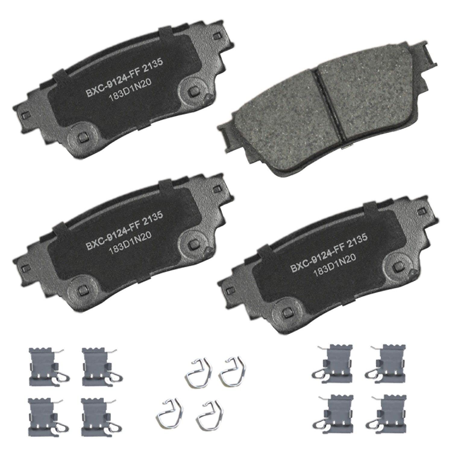 Bendix Premium Sbc2135 Ceramic Rear Brake Pads For Mitsubishi Eclipse Cross 2020, Eclipse Cross 2024-2022, Outlander 2021-2017,