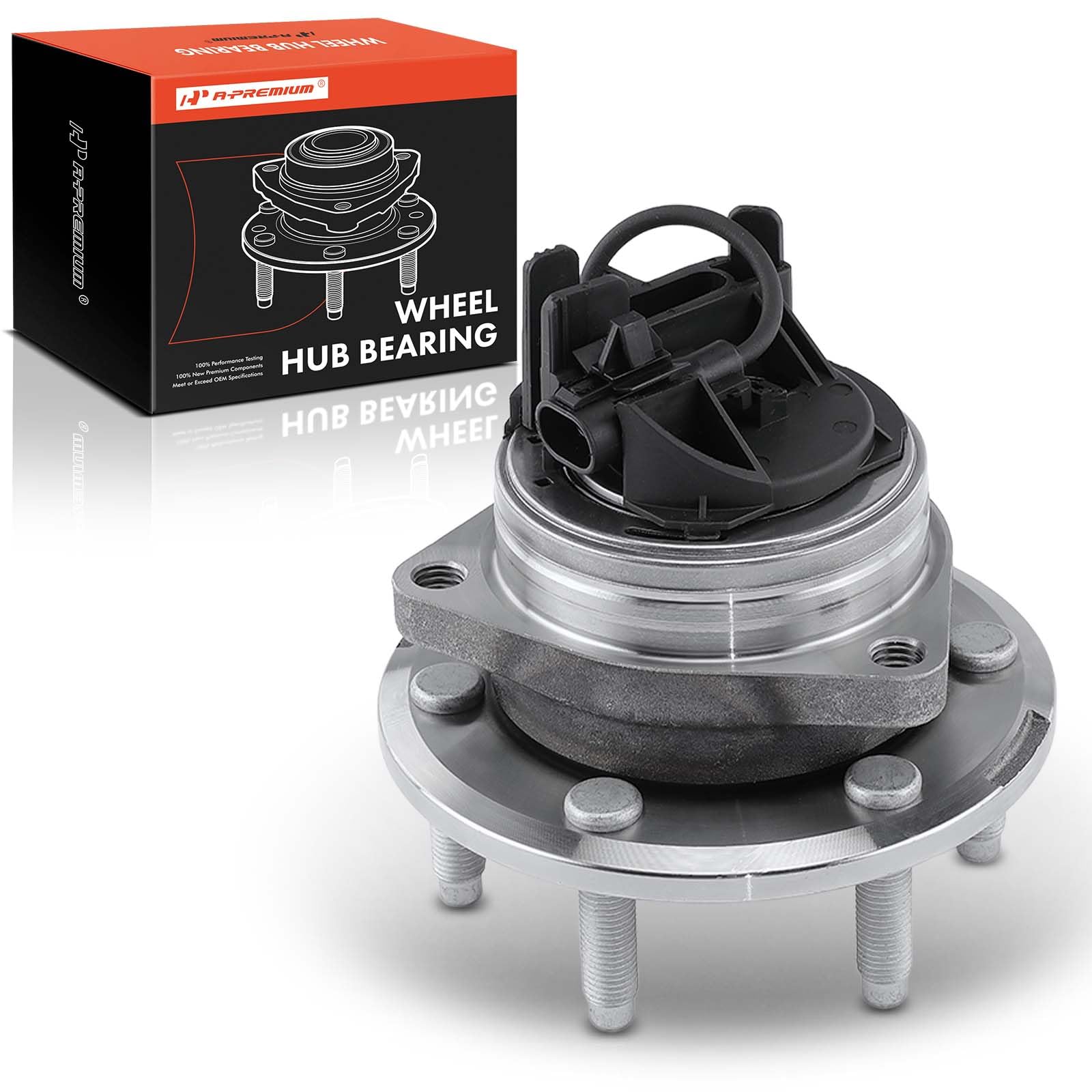 A-Premium Front Or Rear Wheel Bearing And Hub Assembly With Abs & 6-Lug Compatible With Vpg Mv-1 2011-2012