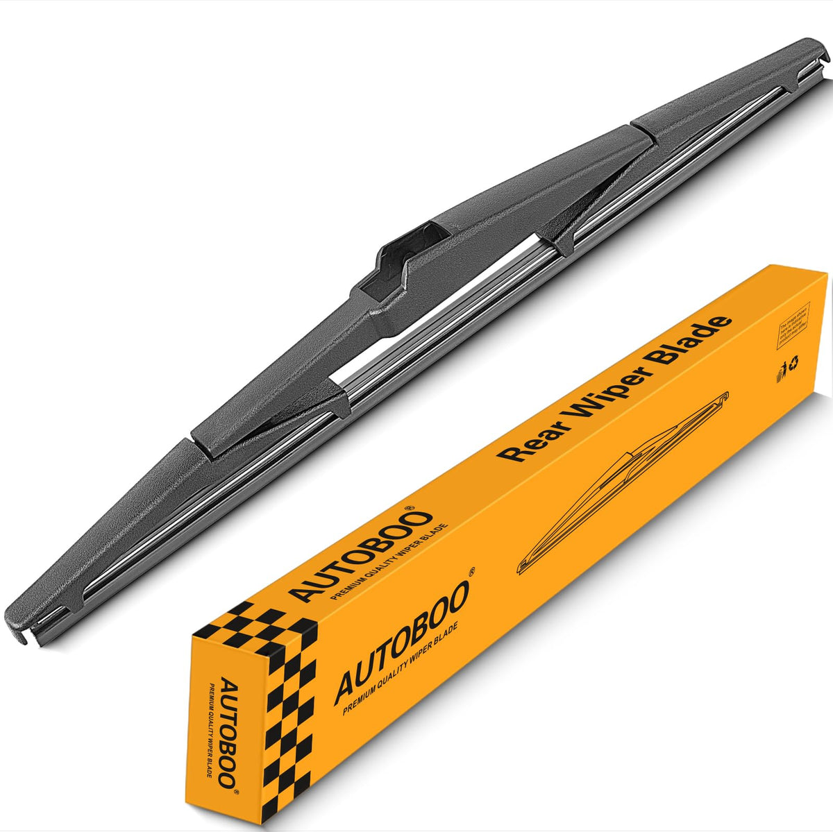 Autoboo 14 Inch Rear Wiper Blade Replacement For Jeep Cherokee,Tucson,Accent,Lexus,Rx330 Rx350 Rx400H,Mazda Cx5 Cx7 Cx9,2008-2014 Scion Xb- Original Equipment Replacement- 14' (Pack Of 1)