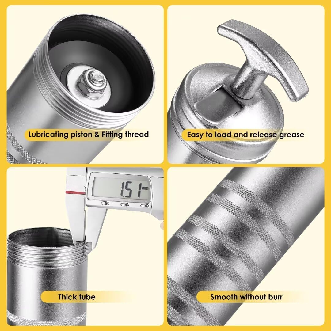 Ativere Grease Gun Replacement Tube Is Compatible With Mil.Waukee. 2646-20 M18 2-Spd,2446-21Xc M12 And Compatible With De.Waltt