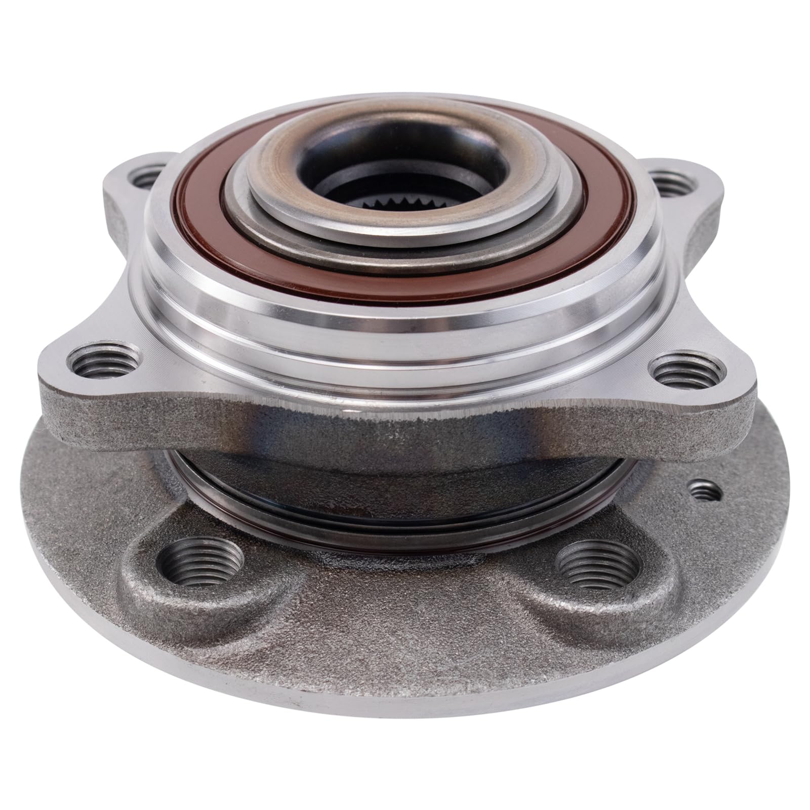 Trq Front Left Right Wheel Hub Bearing Assembly Driver Passenger Side Compatible With 2001-2009 Volvo S60 1999-2006 S80 2001-200