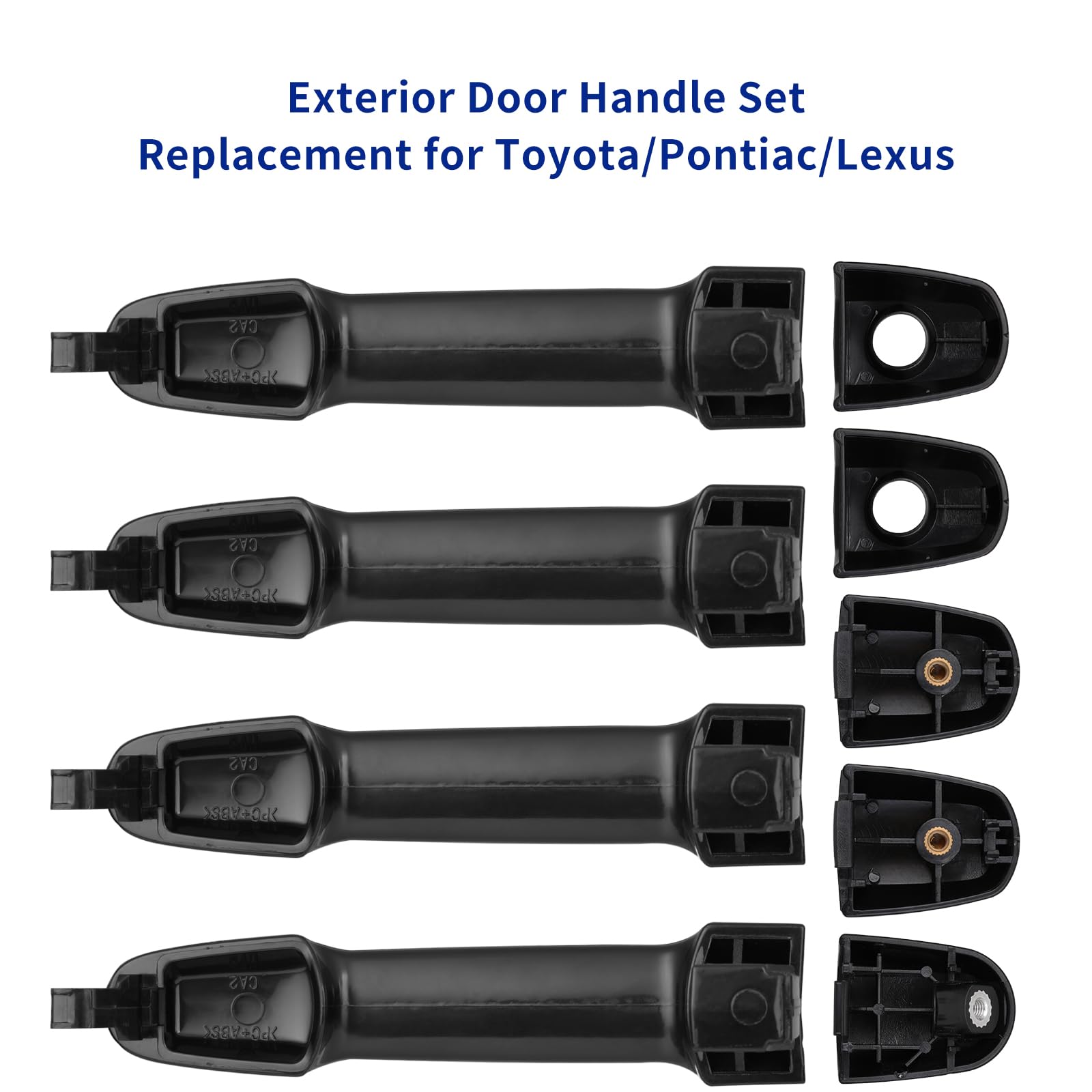 Exterior Door Handles for Toyota Camry (2002-2006), Corolla (2003-2013), RAV4 (2001-2012), Matrix (2003-2013), Pontiac Vibe (200