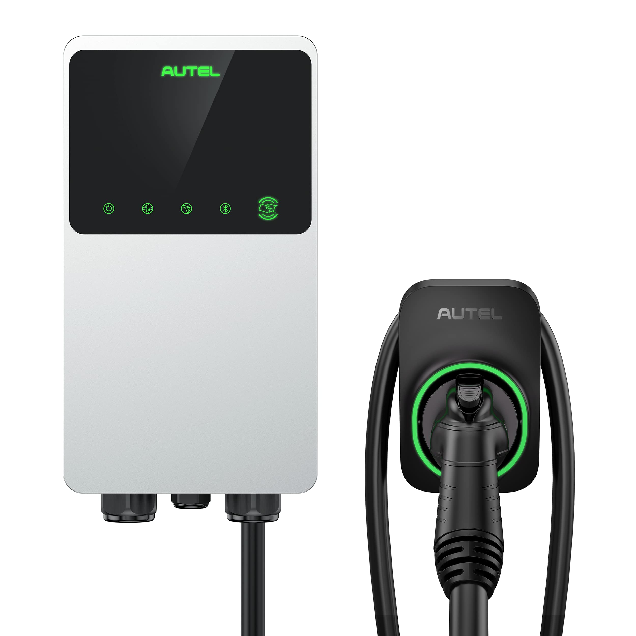 Autel Maxicharger Home Electric Vehicle (Ev) Charger, Up To 50 Amp, 240V, Level 2 Wifi And Bluetooth Enabled Evse, Hardwired, In