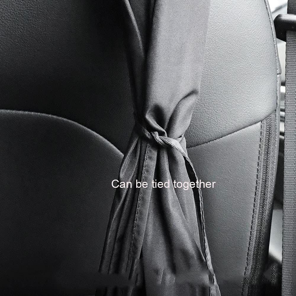 Ovege Car Divider Curtains Sun Shade-Privacy Travel Nap Night Car Camping Detachable Simple Curtain(Black)