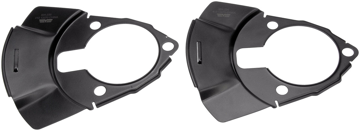 Dorman 924-236 Front Brake Dust Shield - 1 Pair Compatible With Select Cadillac / Chevrolet / Gmc Models