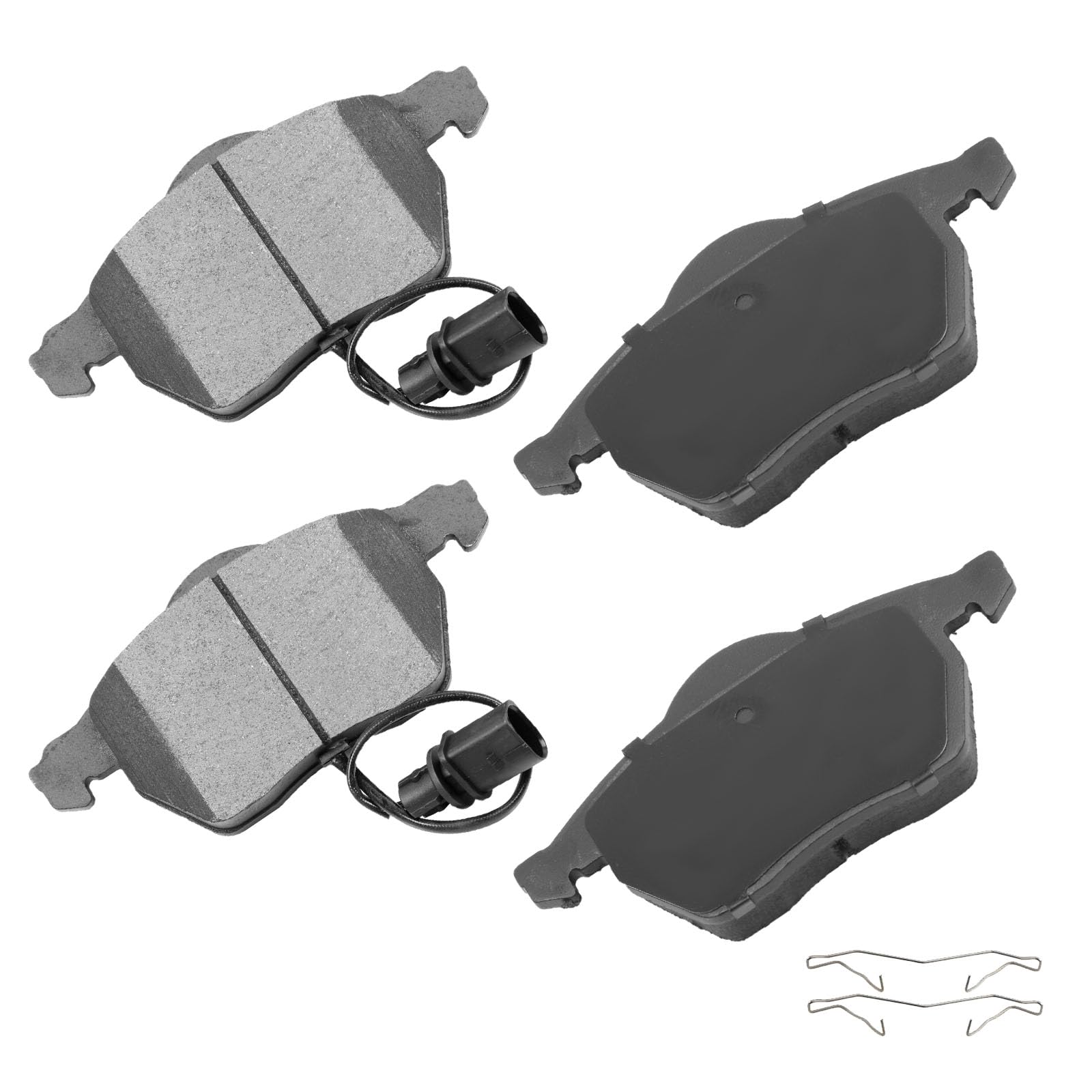 Cciyu D840 4Pcs Front Ceramic Brake Pads Kits - Audi A4, A6 & Volkswagen Passat Compatible