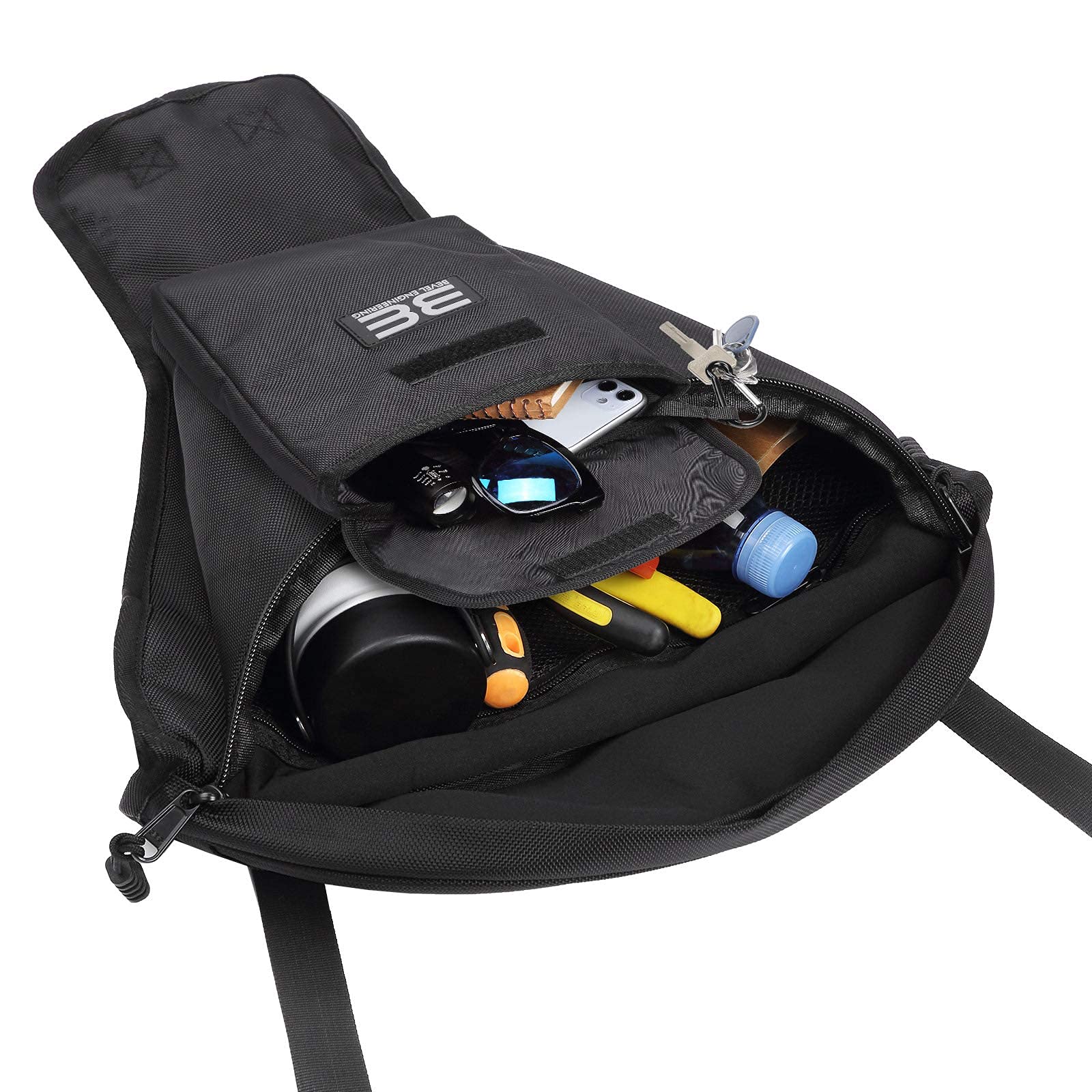 Be Bevel Engineering Storage Bag, Utv Cab Pack Center Seat Bag, Compatible With Polaris Rzr 570 800 S 900 1000 Xp