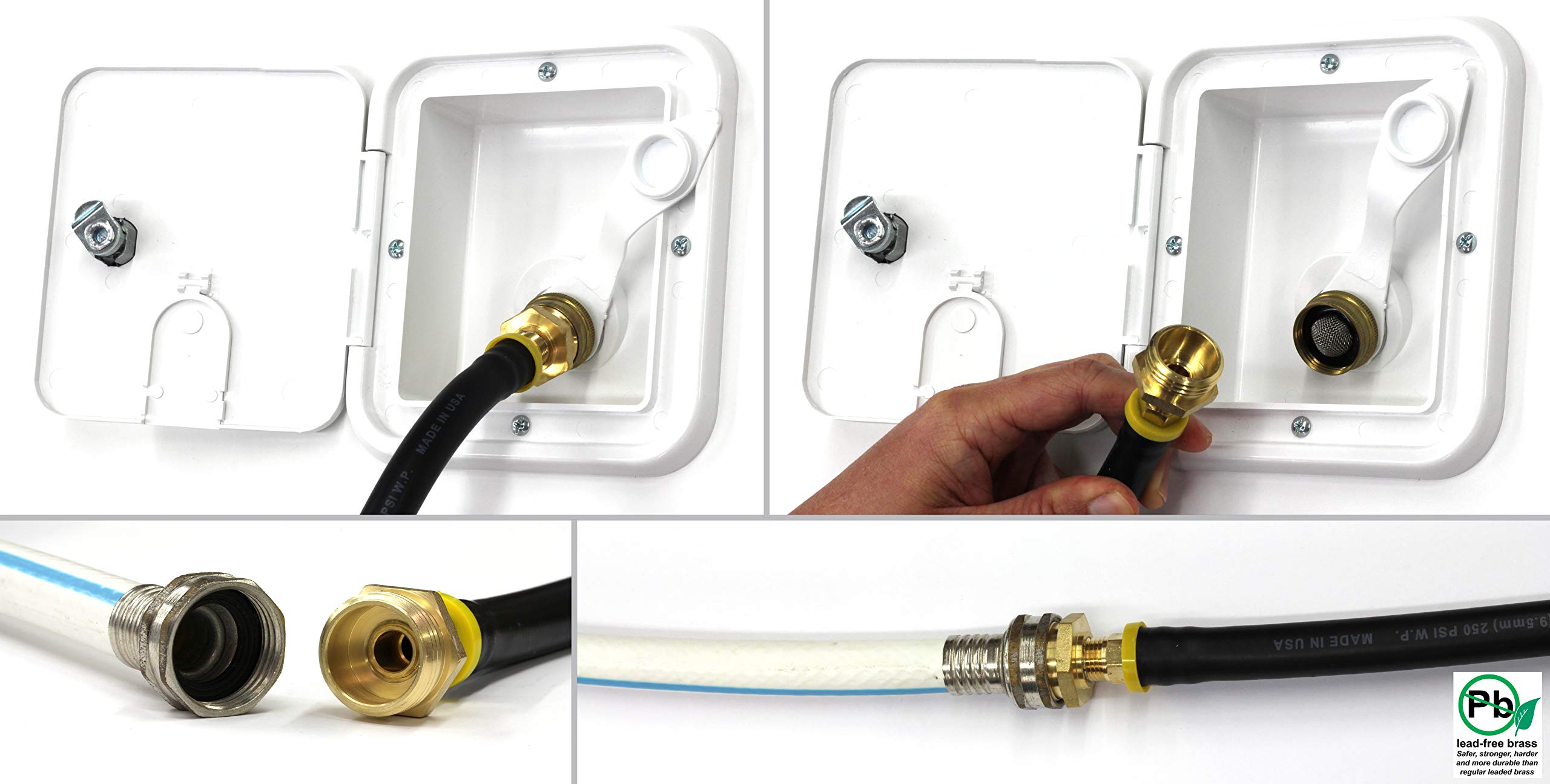 Winterize Rv, Boat, Motorhome, Camper, And Travel Trailer Blow Out Adapter: Air Compressor To Male Garden Hose Faucet (Lead-Free Brass)