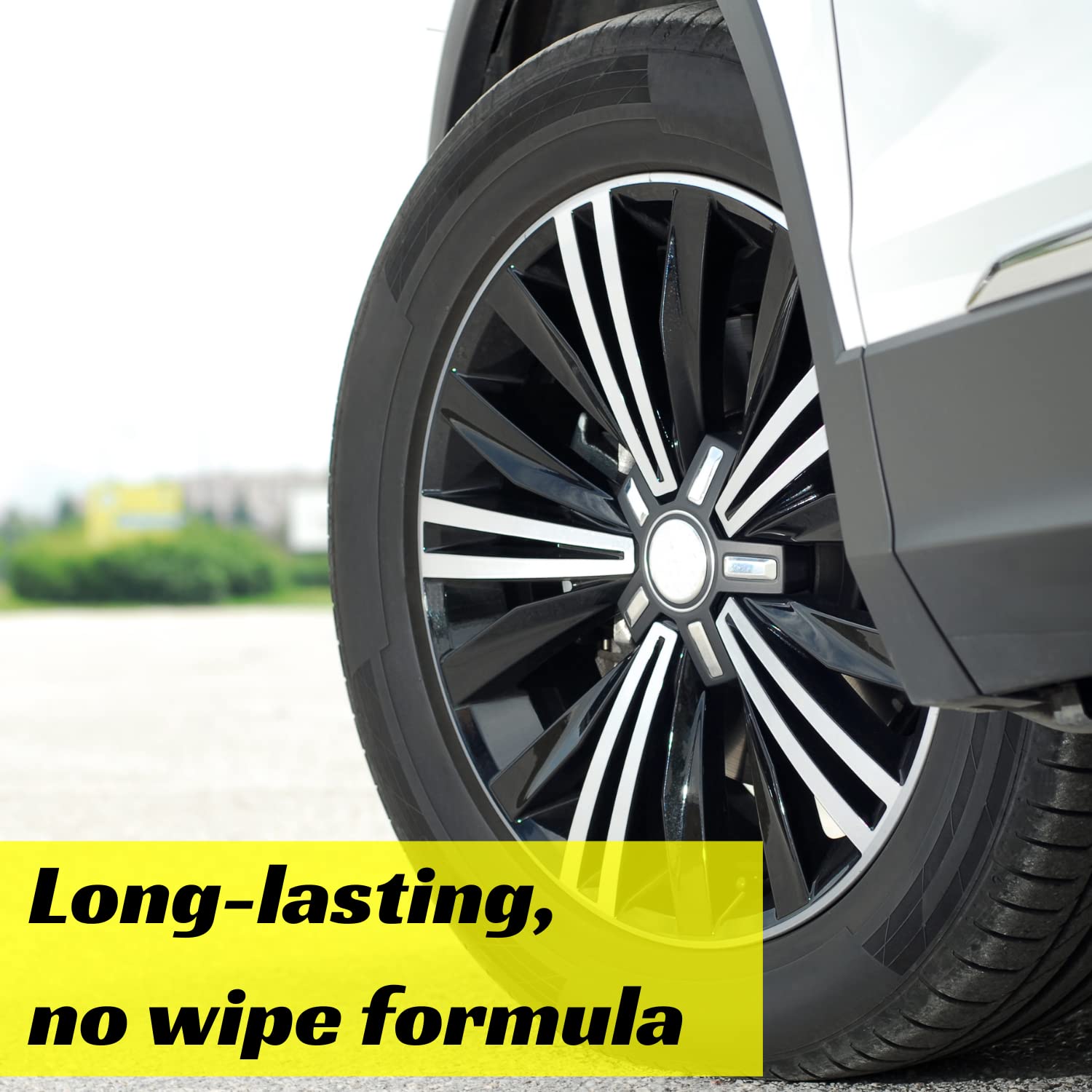 Stoner Car Care 91094-6Pk More Shine Tire Finish For Tire And Wheel Care Creates A Long-Lasting, Rain-Resistant Tire Shine, Makes Faded Tires Look New, Non-Greasy Formula, 12 Oz, Pack Of 6