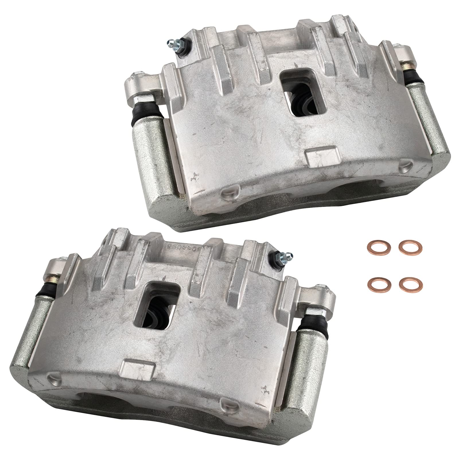 Trq Front Brake Caliper Set Compatible With 2006-2007 Cadillac Cts 2004-2009 Srx 2006-2008 Sts