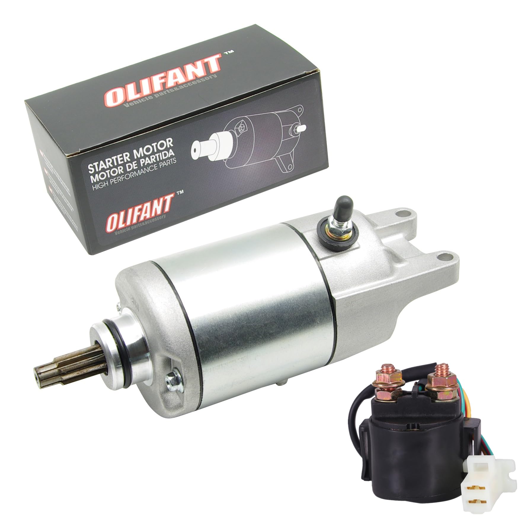 Starter Motor for Honda FourTrax 300 TRX300 TRX300FW ATV 1988-2000 TRX250 1987 ATC250 SX ATC 250 ES Big Red 246cc 31200-HC4-023 