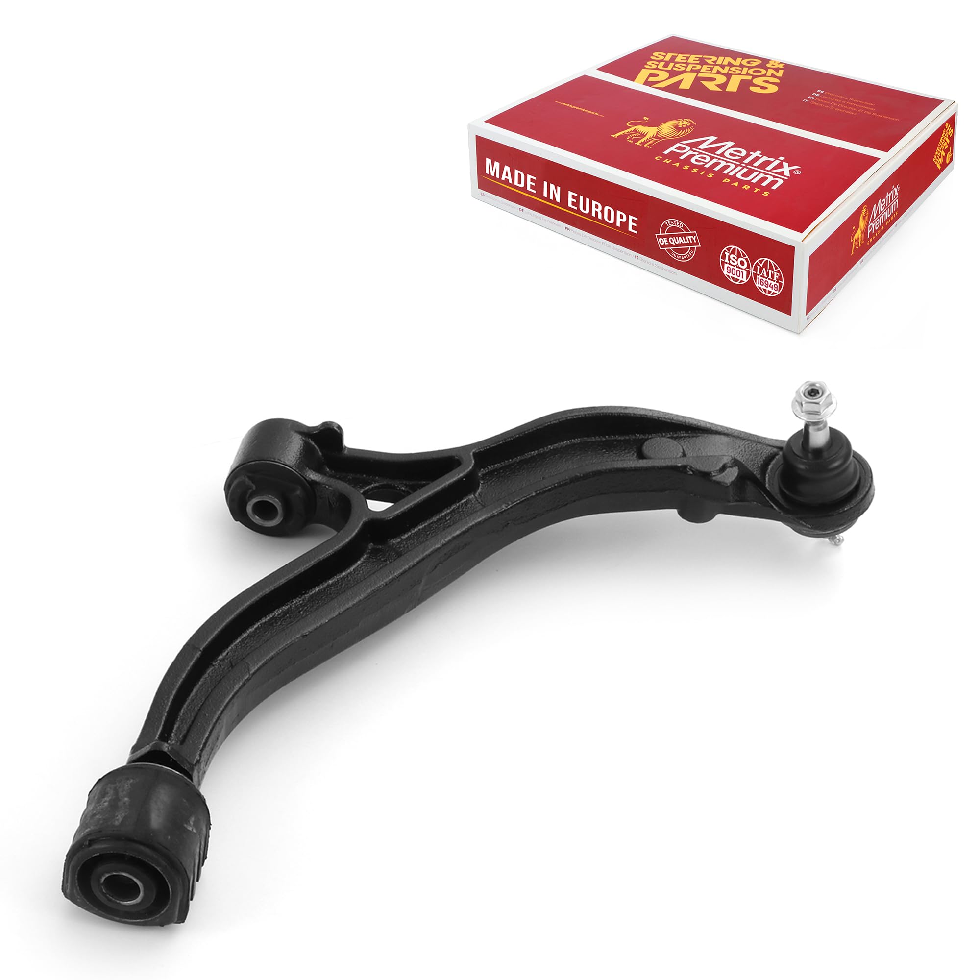 Metrix Premium Chassis Parts - Front Right Lower Control Arm W Ball Joint & Bushing Assembly Fits 04-07 Chrysler Voyager (Mexico