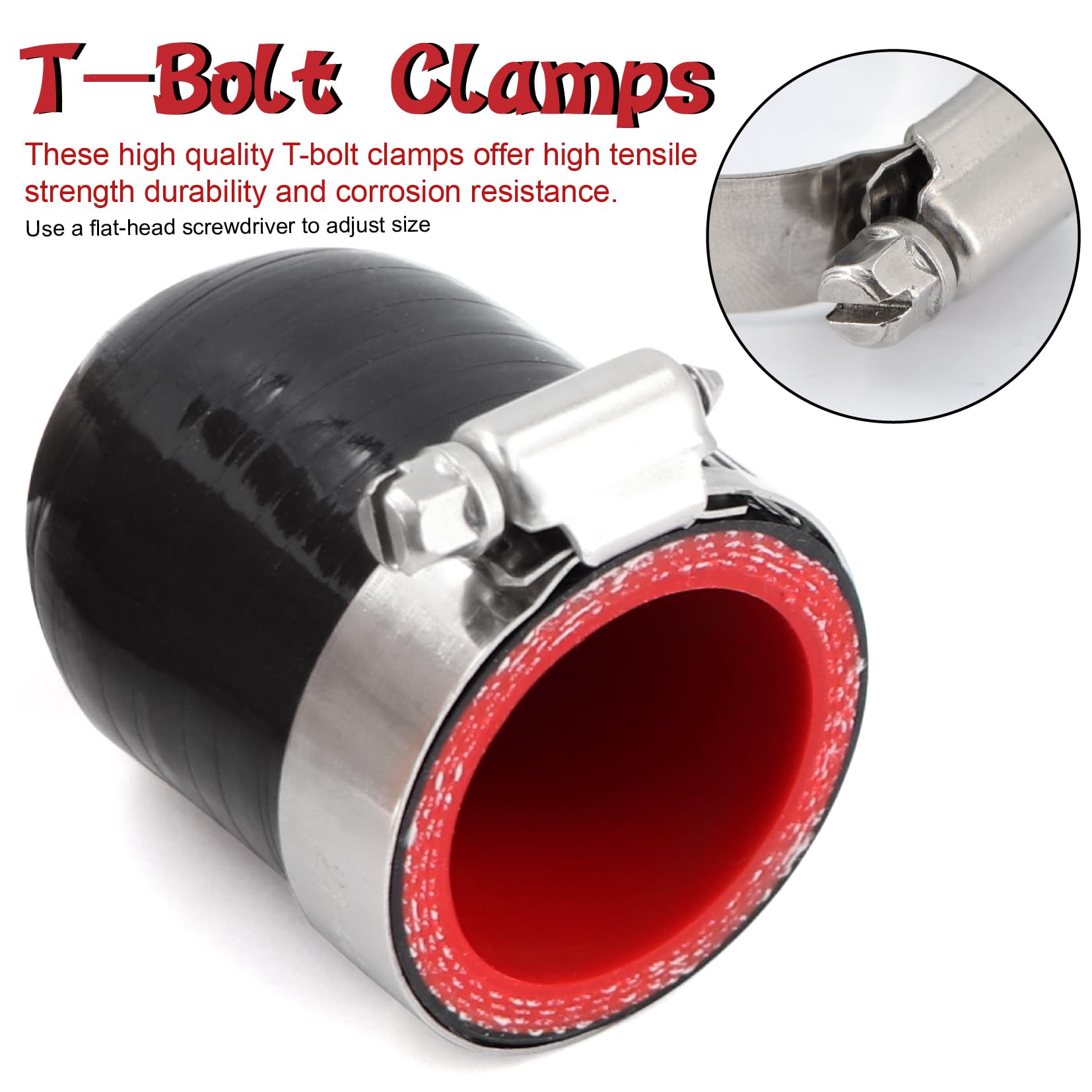 High Temperature 4-Ply Reinforced Silicone Hose Cap ID 1-1/4 Inch(32mm) Hose End Plug for Turbo Bypass Valve/Throttle Body Water