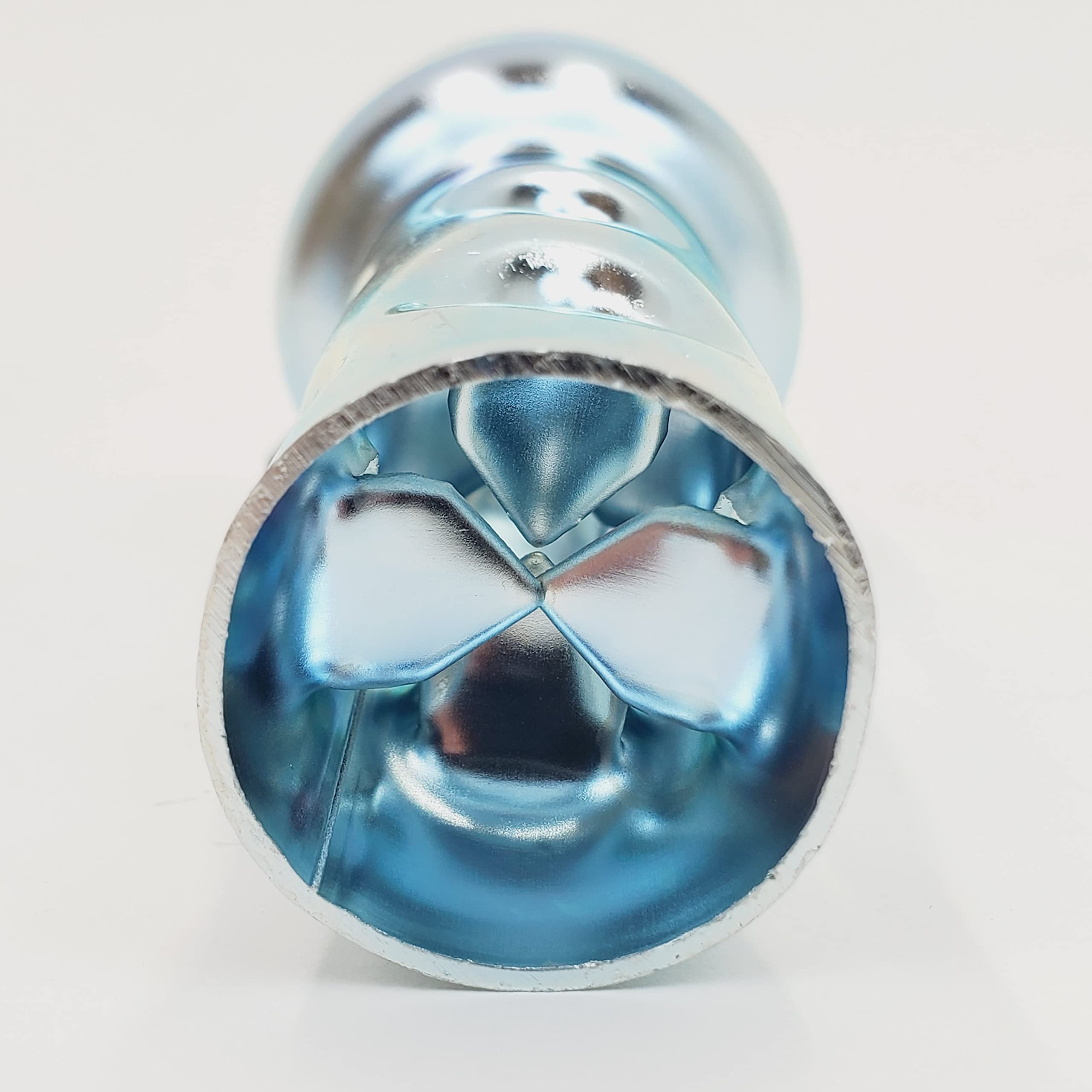 4    SHORT Exhaust Baffles for 2'' OD Exhaust Pipes & Mufflers - Noise Reducer/Silencer - SOLD AS A PAIR w/Mounting Nut & Bolt -