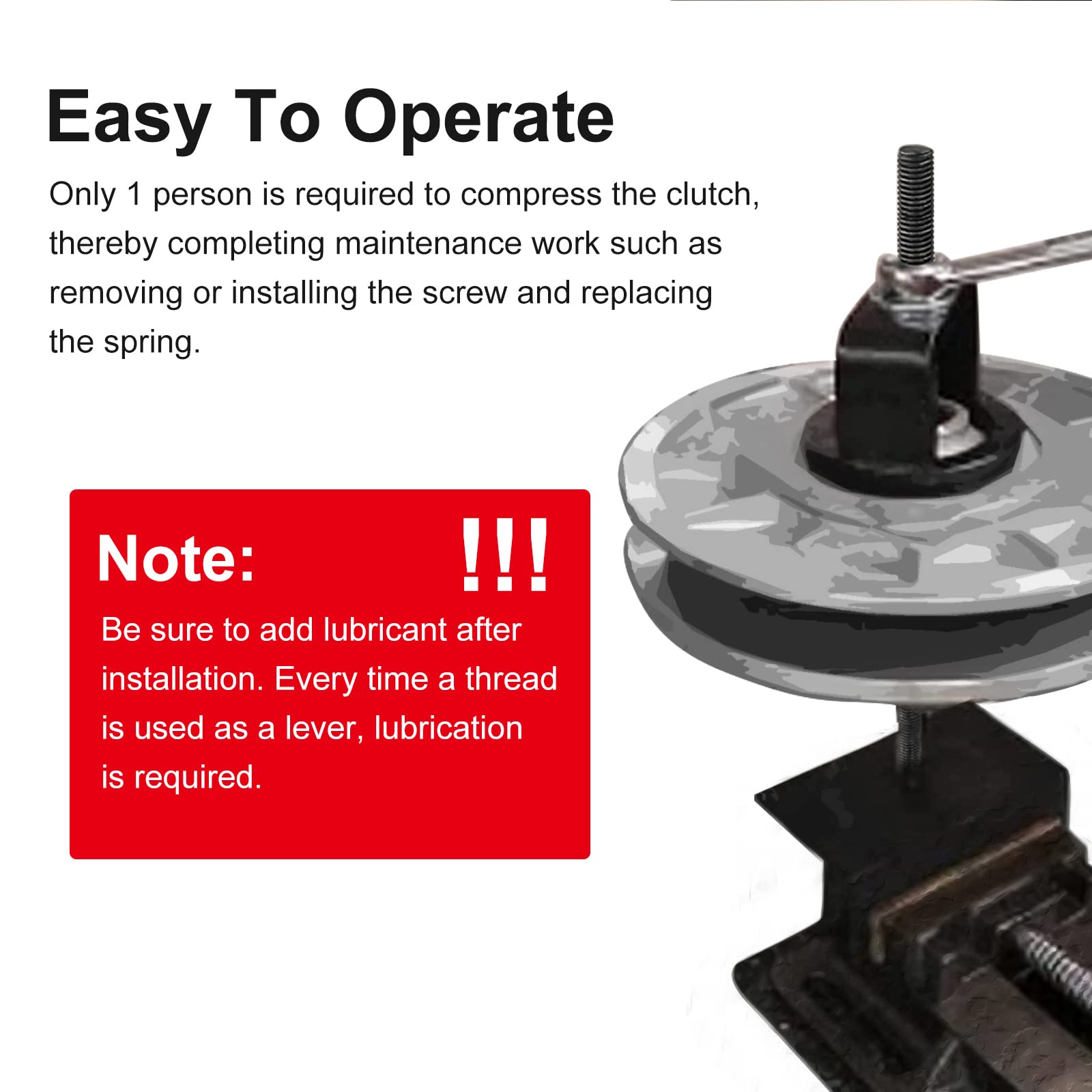 GSTP Clutch Compression Tool Universal for ATV UTV Snowmobile, Compatible with Polaris Kawasaki Kymco Yamaha, Primary/Secondary