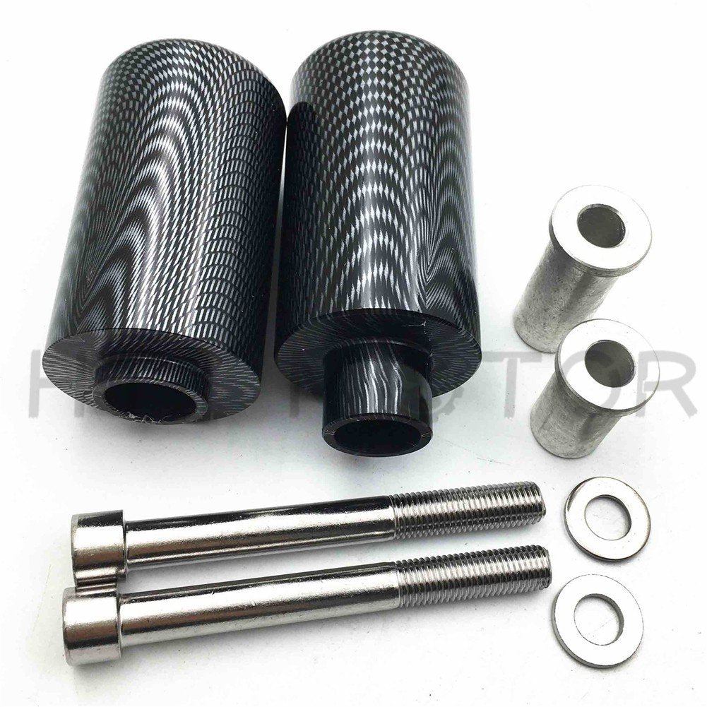 Httmt Mt219-039-Cn No Cut Frame Slider Crash Protector Compatible With 2007 2008 Suzuki Gsxr 1000 Gsx-R Carbon