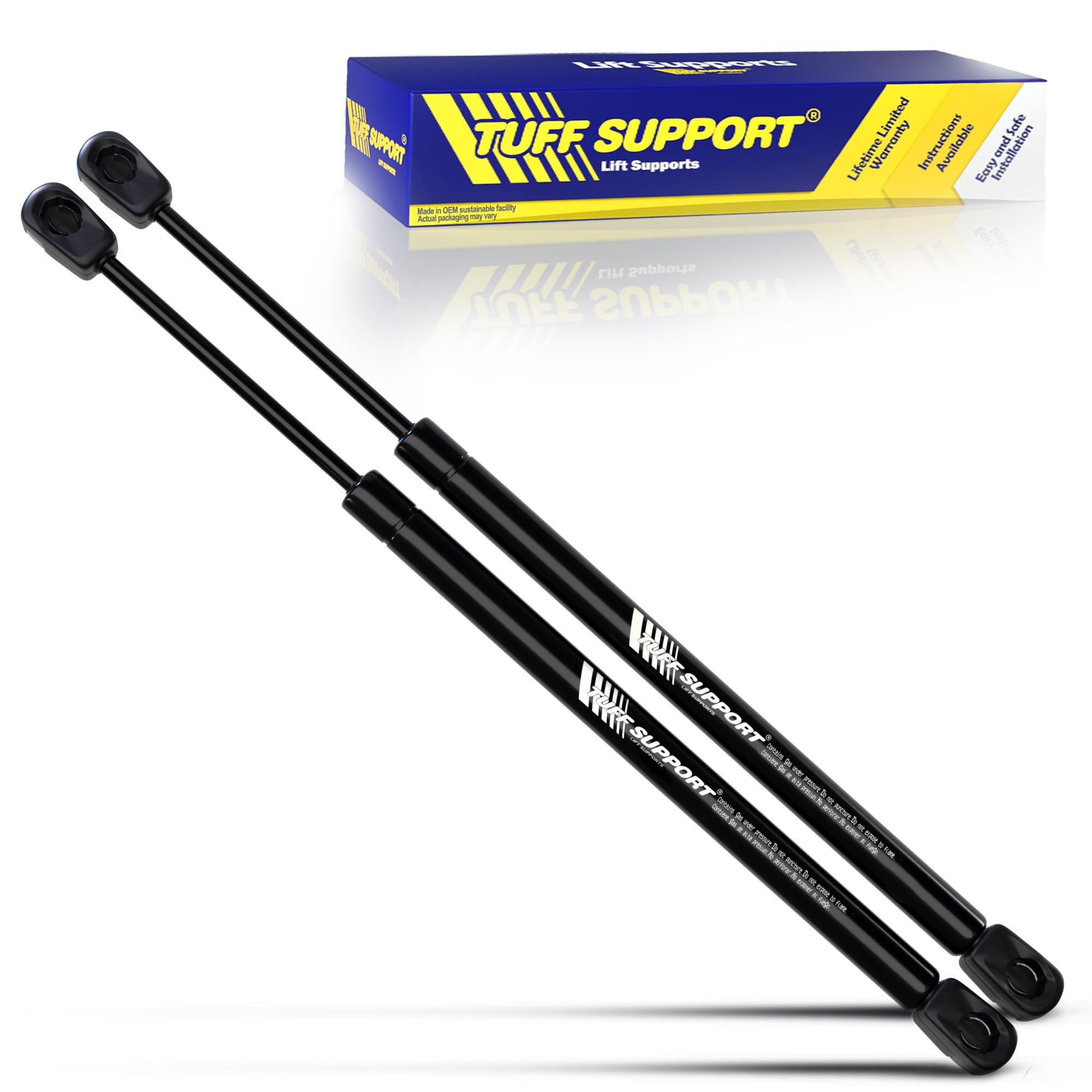 2 Pieces (Set) Tuff Support Rear Hatch Lift Supports 2011 To 2014 Cooper Coutryman R60