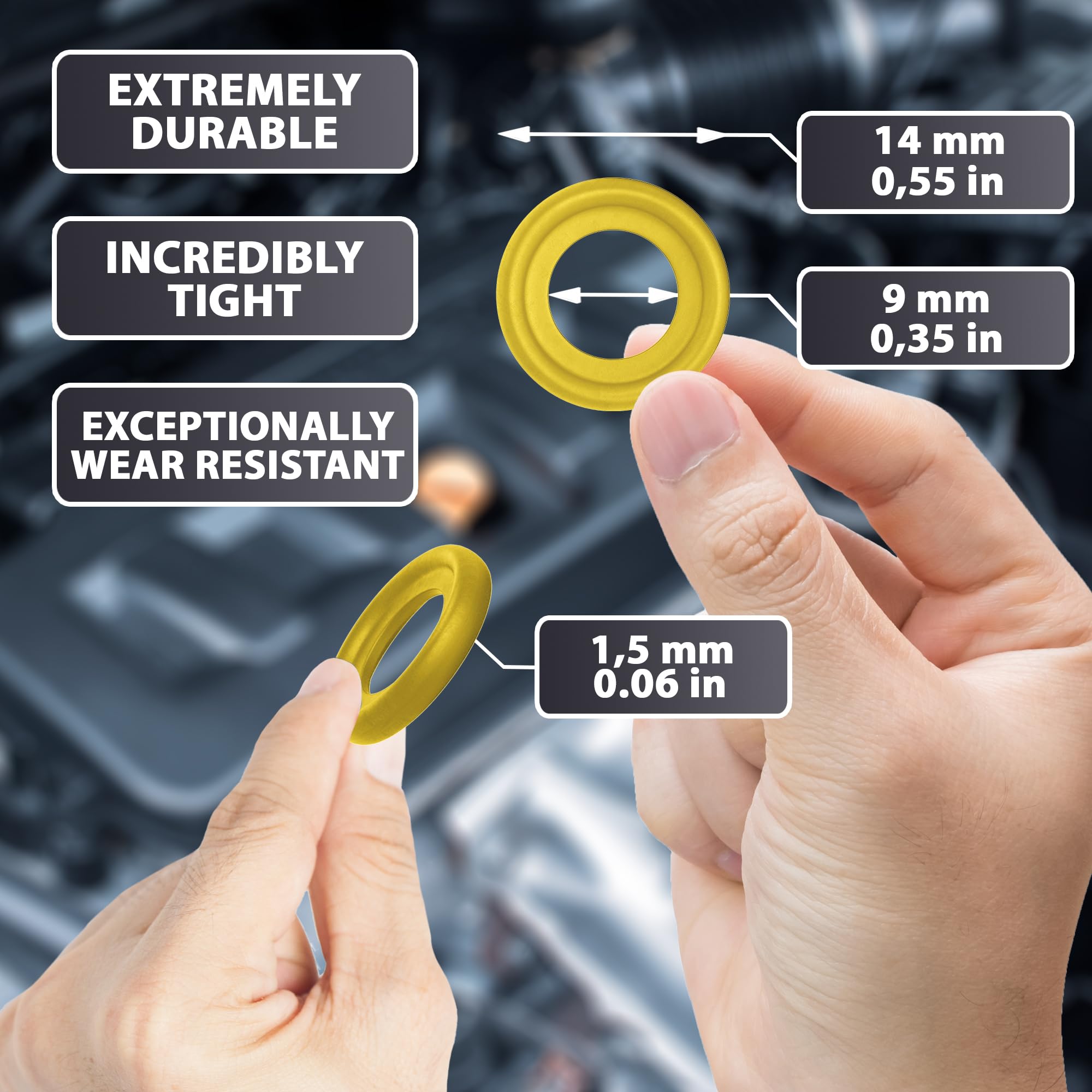 15 Pcs Oil Drain Plug Gasket - 12Mm Aluminum Crush Washer Replacement For Toyota/Lexus/Scion 1985-2022, Seals Oem Pn 9043012031