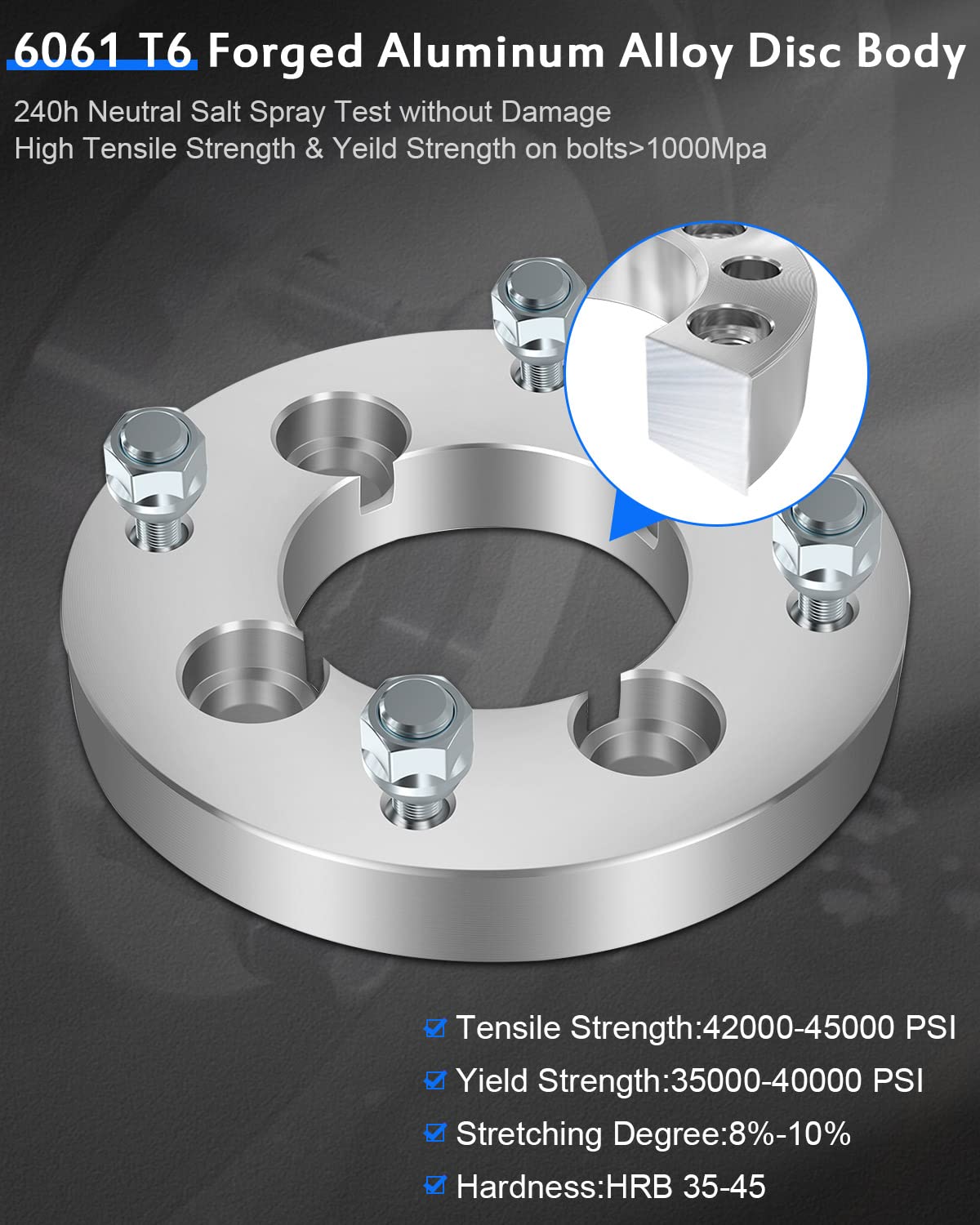 ECCPP 4PCS 4 Lug 1'' Wheel Spacers Adapters 4x110 to 4x137 10x1.25 74mm Compatible with 2007-2016 for Rancher 420 2002-2007 for