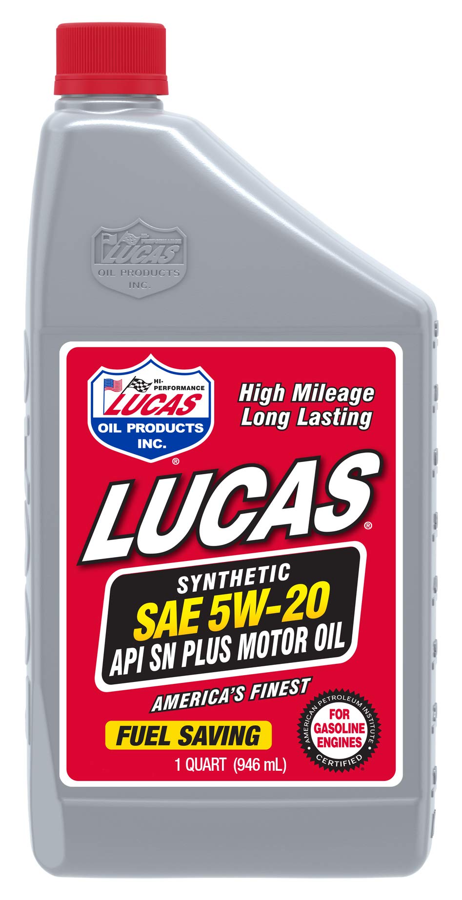 Lucas Oil 10082 Sae 5W-20 Synthetic Motor Oil, 1 Quart