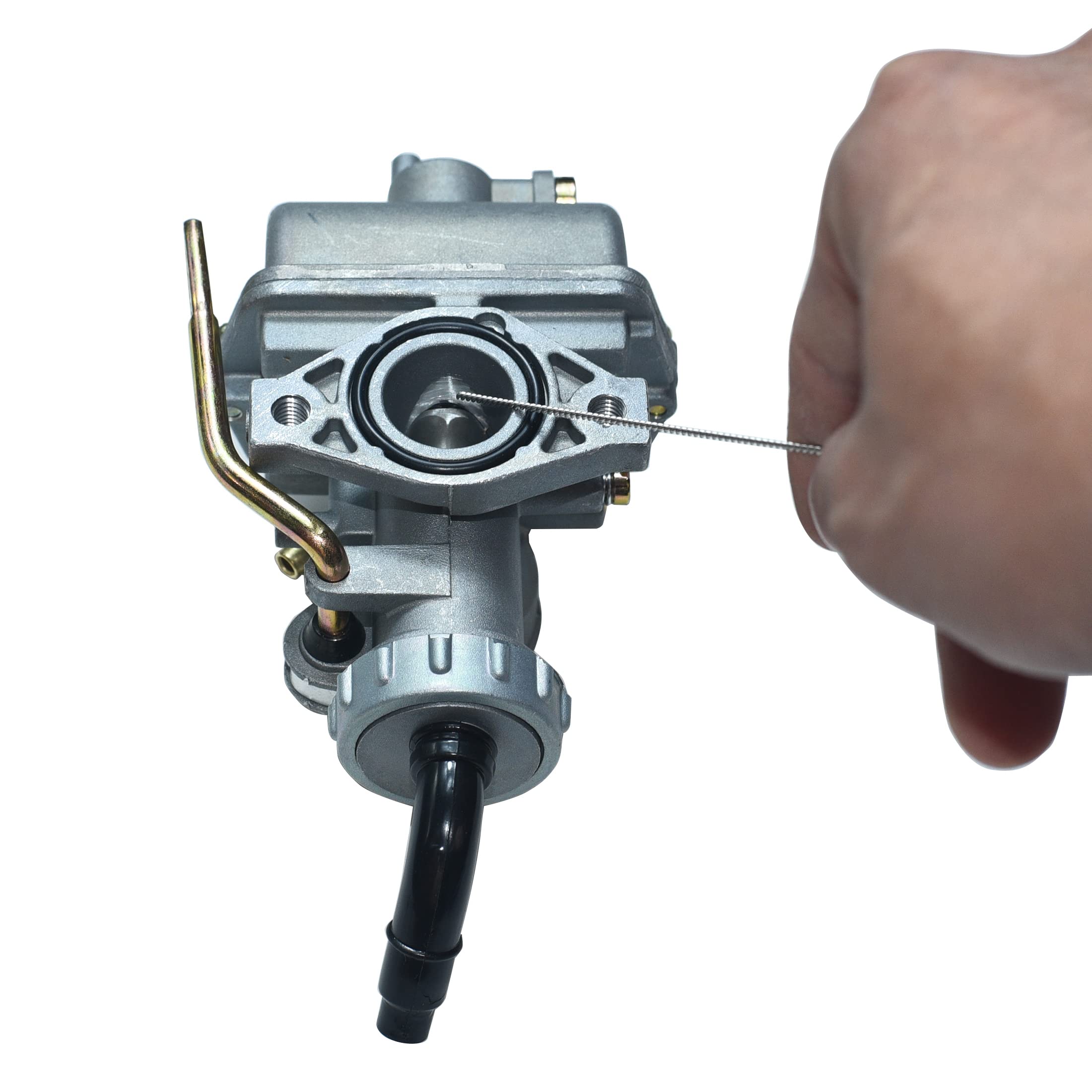 Carburetor Carbon Dirt Jet Remove Cleaner, 10 Cleaning Needles + 5 Nylon Brushes Tool Kit For Motorcycle Atv Moped Welder Carb Chainsaw Spray Guns Torch Tips