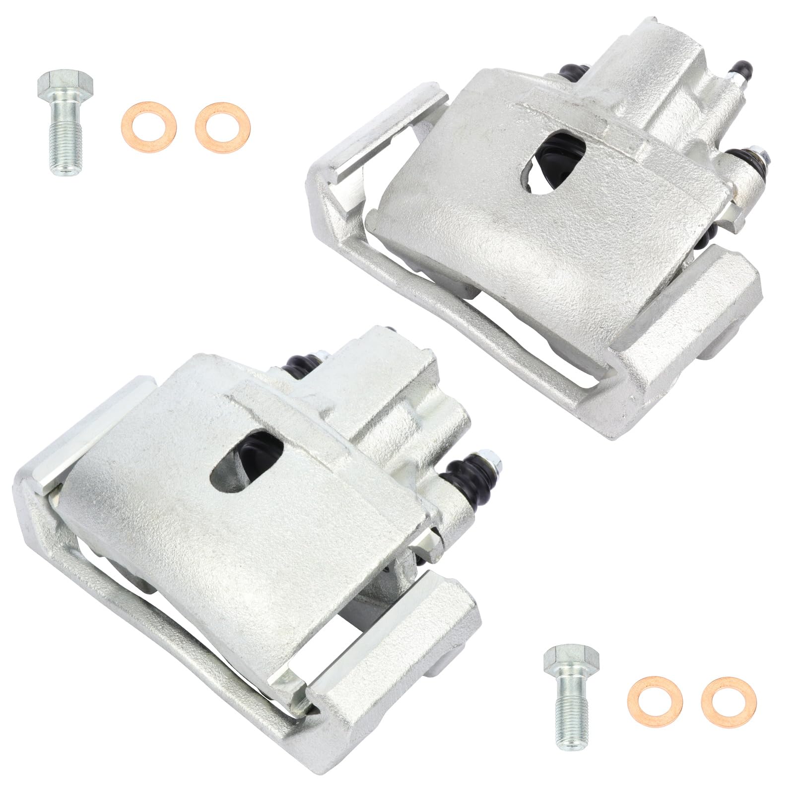 cciyu 18-B4836 18-B4837 Rear Left + Right Brake Calipers W/Bracket For Chrysler For Aspen 2007-2009,For Dodge For Durango 2004-2