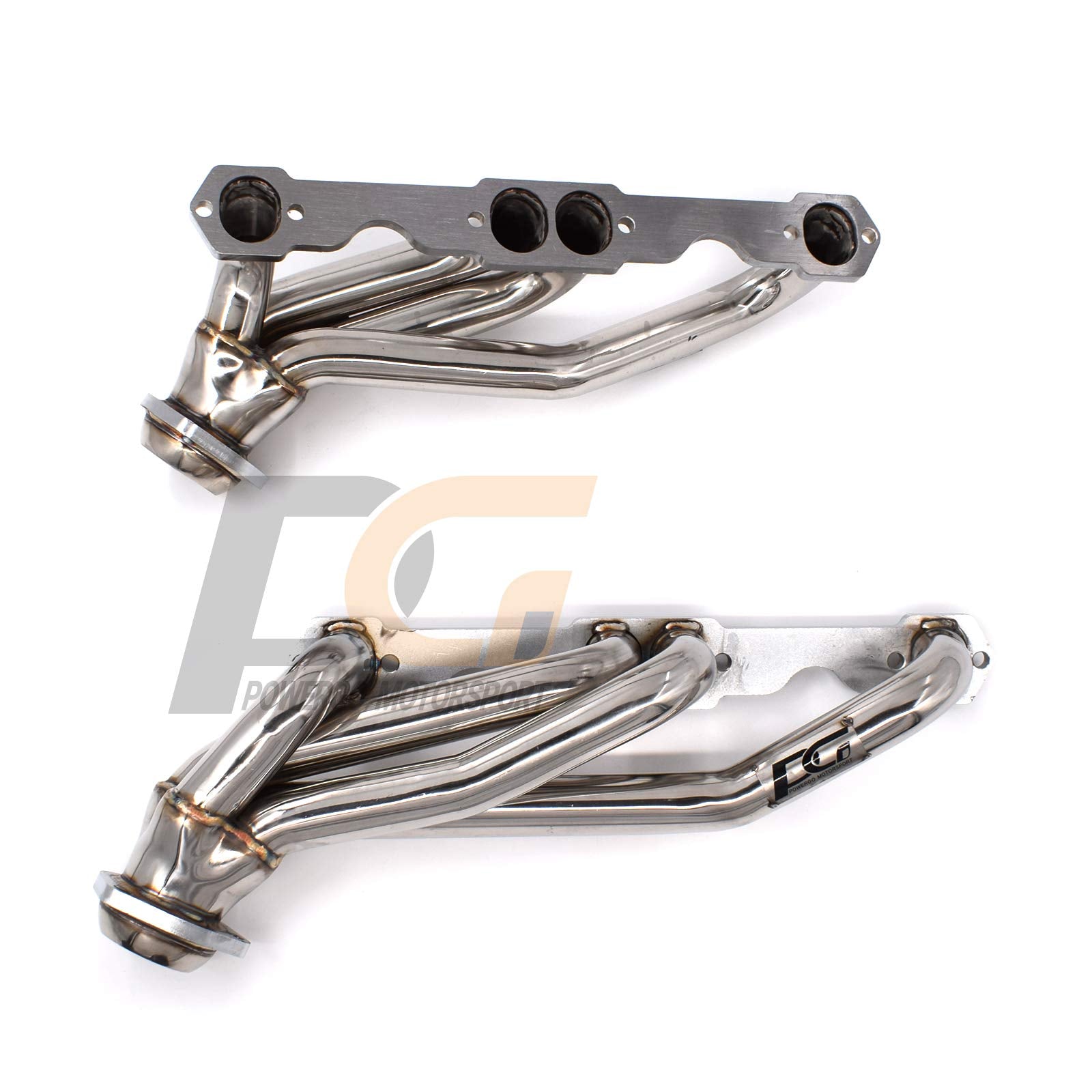Exhaust Headers 1-1/2 in. 304 Stainless Steel Polished Finish for 88-95 C1500 C2500 K1500 K2500 Silverado Sierra 92-95 Suburban